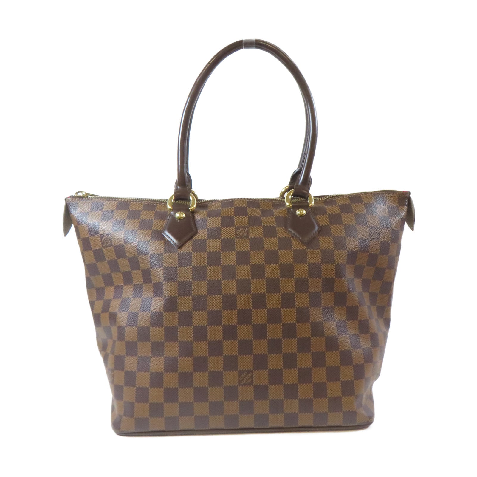 LOUIS VUITTON Damier Saleya MM Tote Bag金扣手挽袋啡色