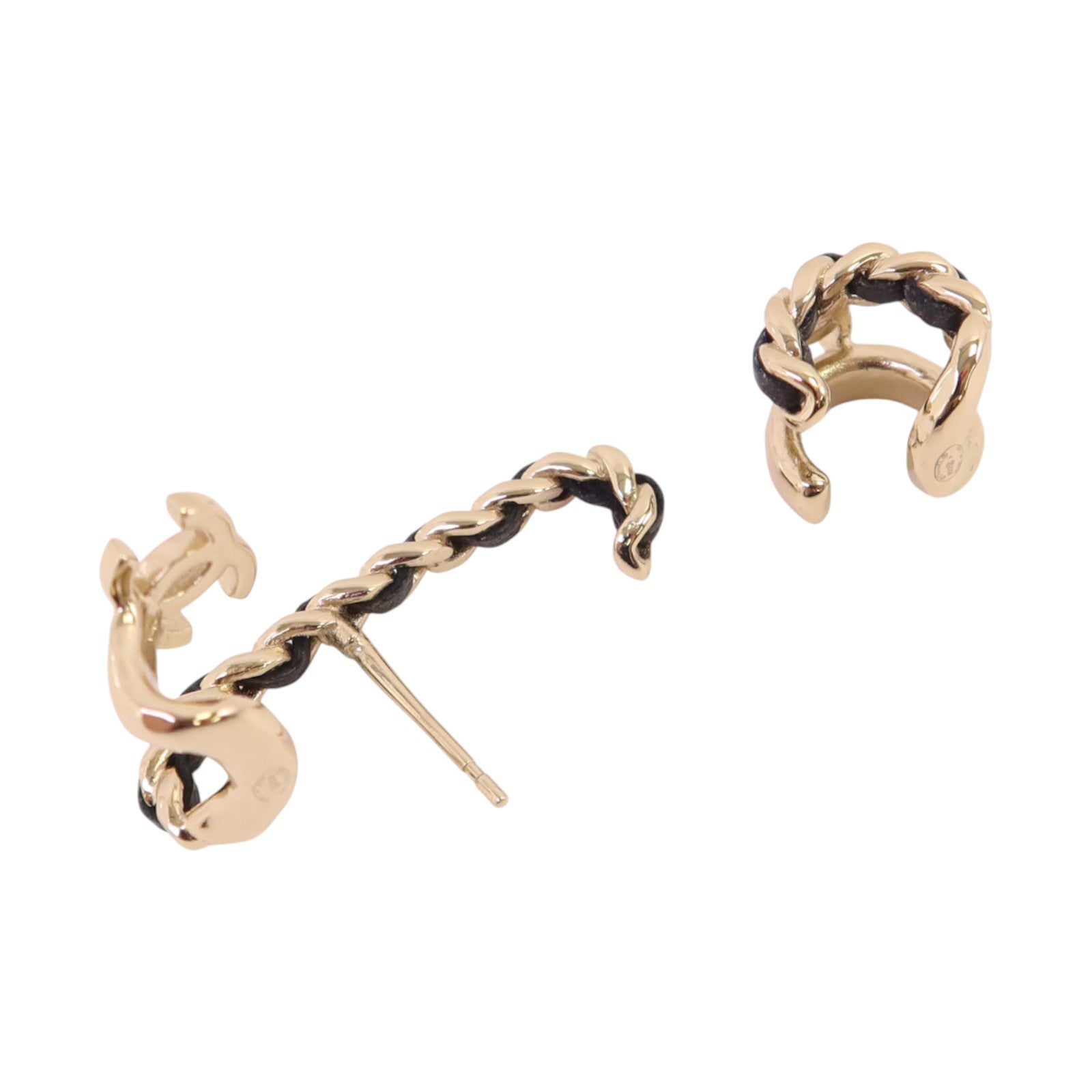 CHANEL 金屬/皮革Earrings/Ear Cuffs金扣耳環/耳夾