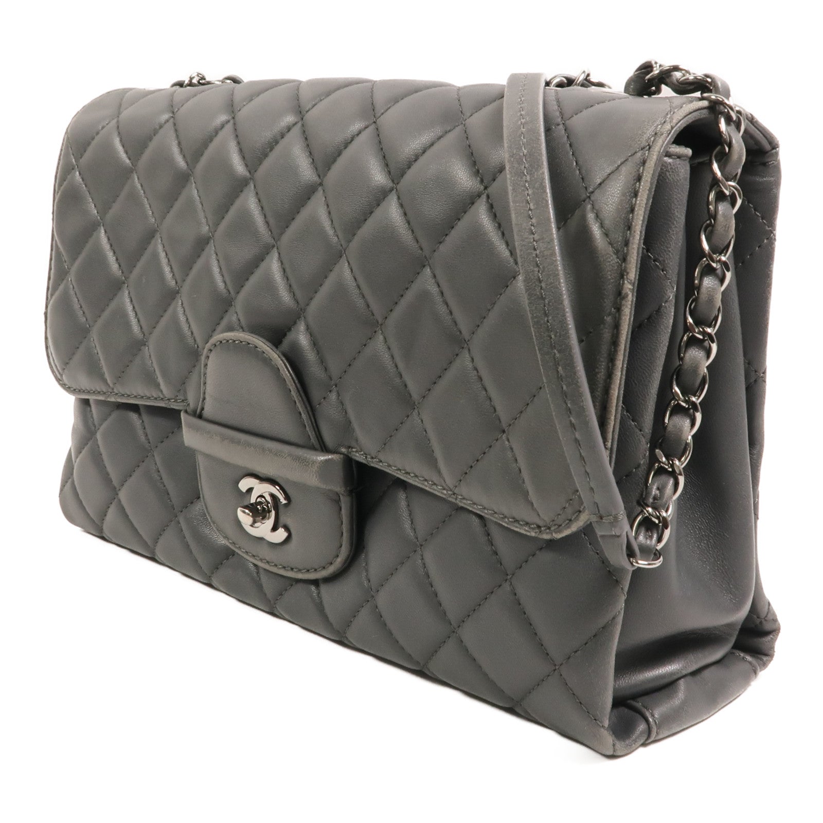 CHANEL 羊皮皮革Shoulder Bag鏈帶肩背袋