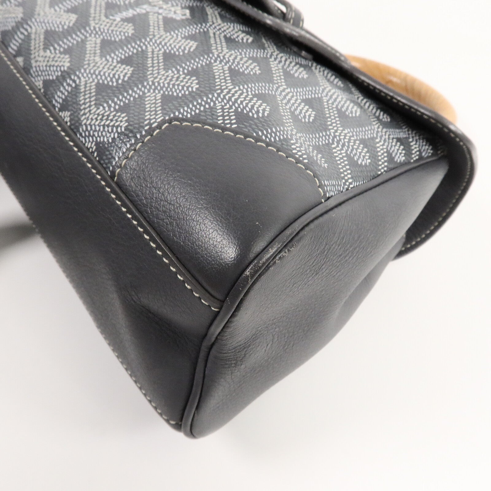 GOYARD 塗層帆布/牛皮皮革Saigon手挽肩背兩用袋