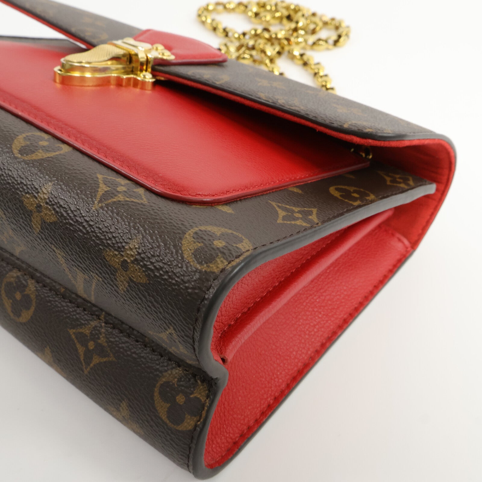 LOUIS VUITTON Monogram Victoire鏈帶肩背袋