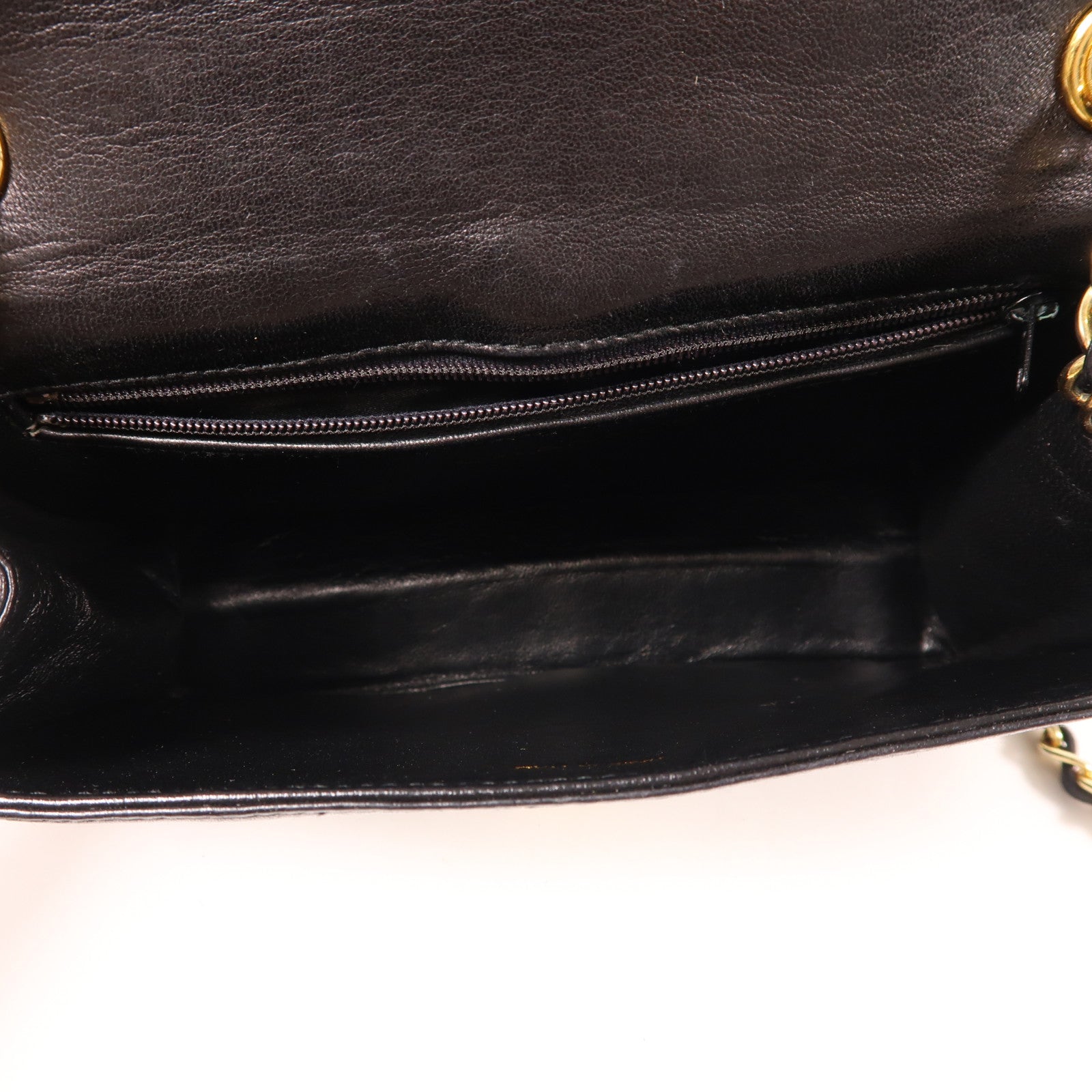 CHANEL 羊皮皮革Vintage Bag金扣鏈帶肩背袋