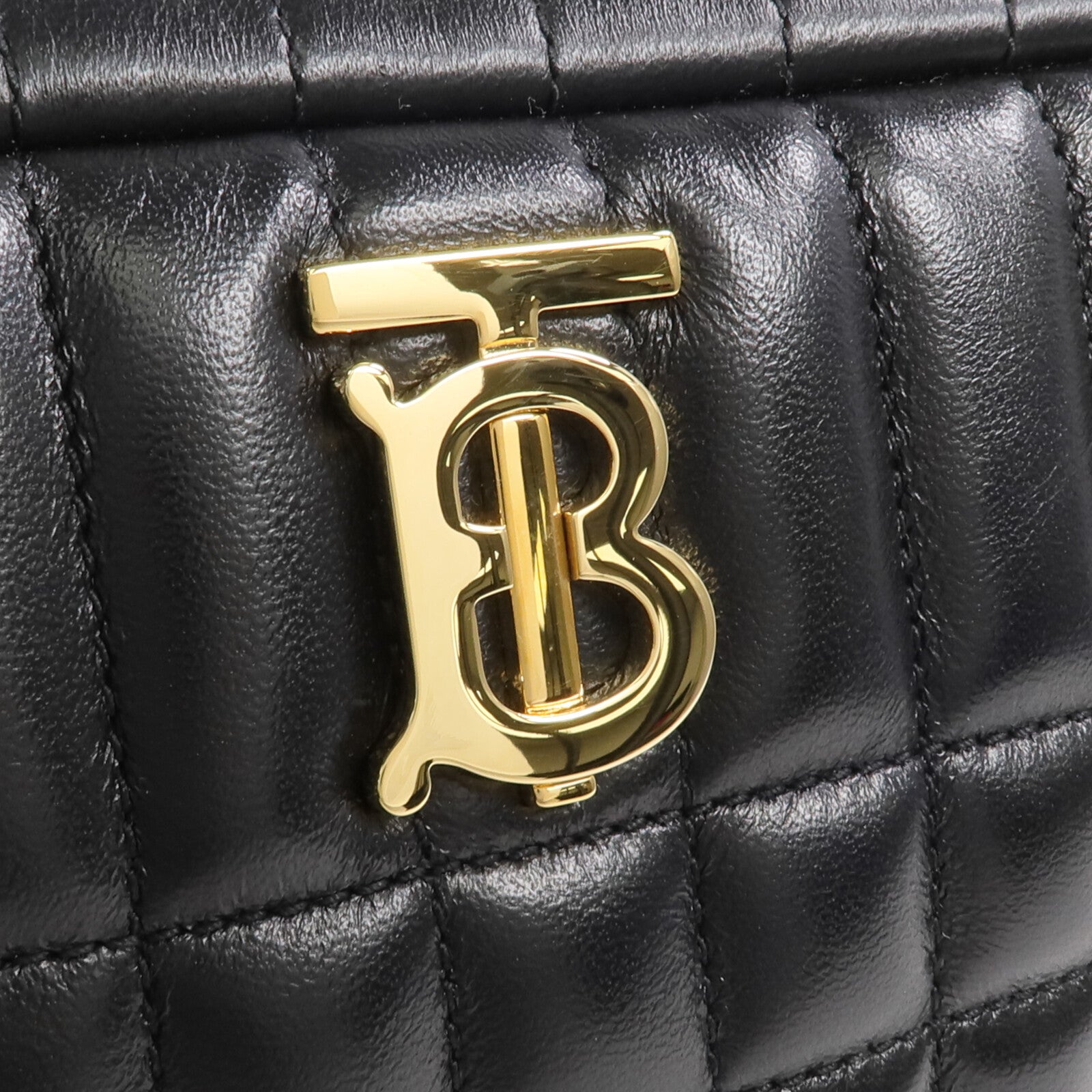 BURBERRY 牛皮皮革Lola金扣肩背袋