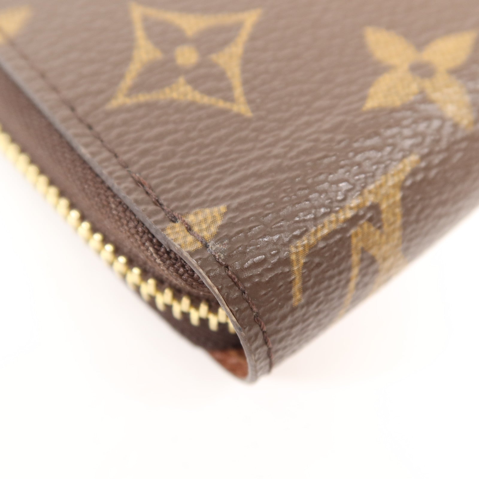 LOUIS VUITTON Monogram Zipper Long Wallet金扣長錢包