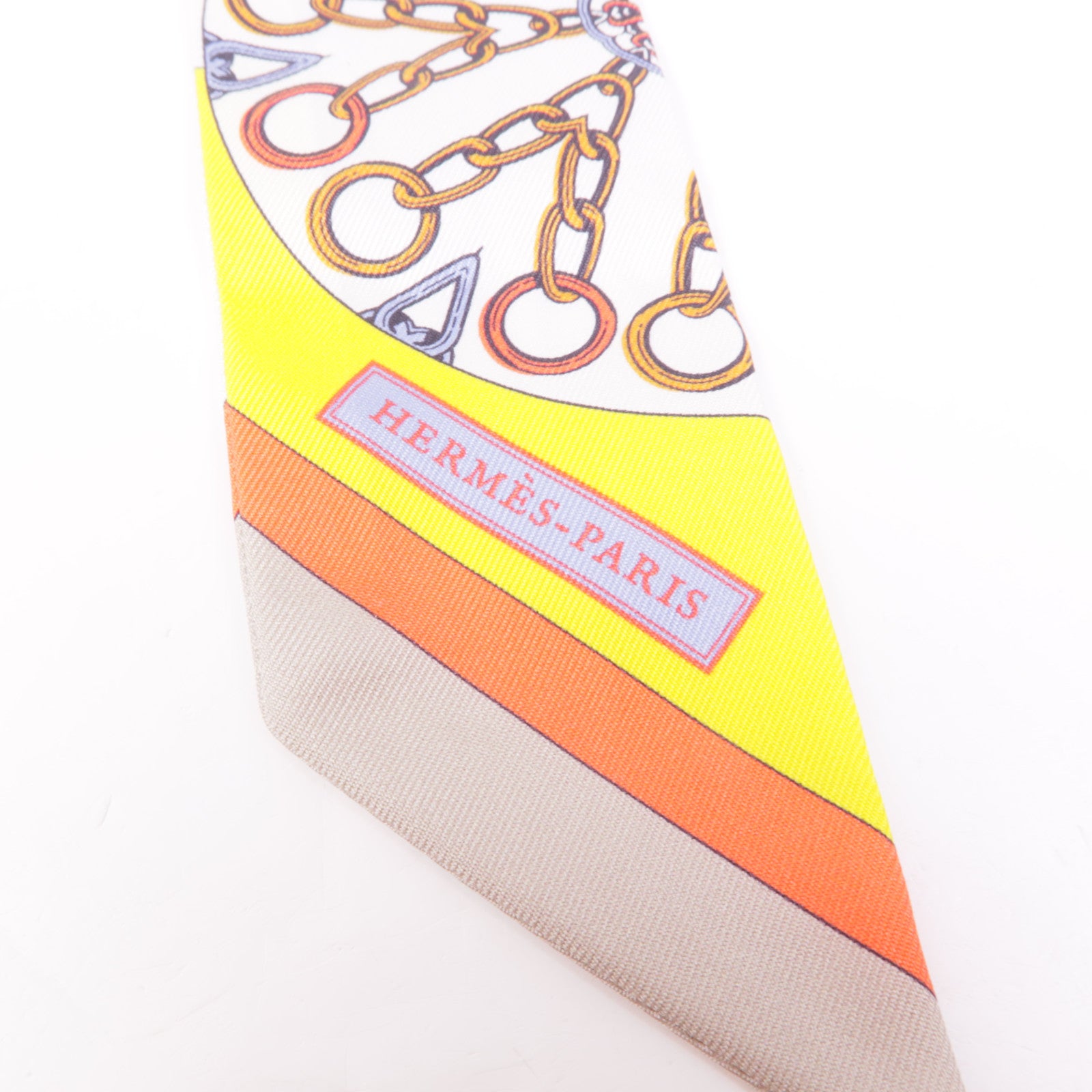 HERMES 絲質Twilly絲巾Multicolor