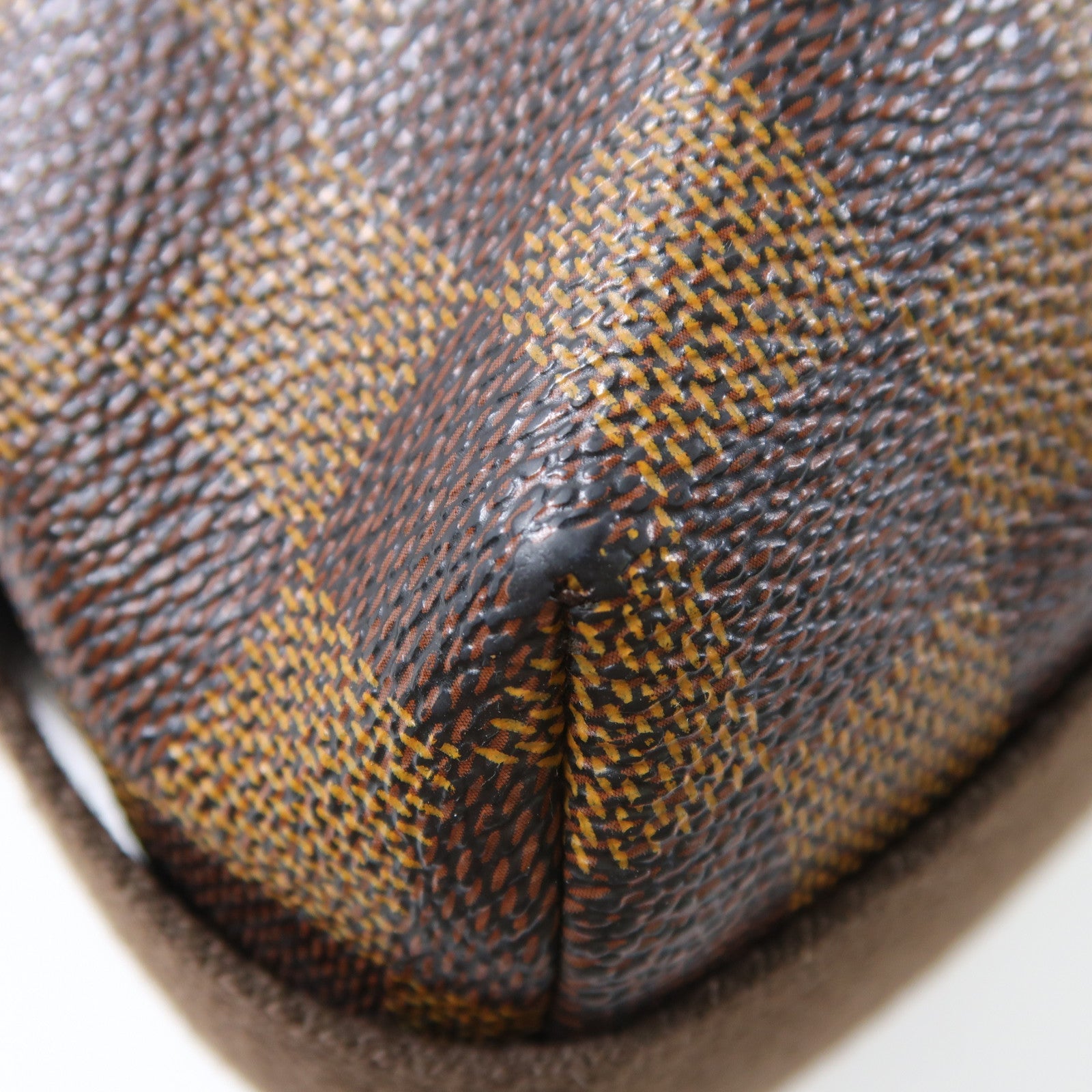 LOUIS VUITTON Damier Brooklyn MM金扣肩背袋啡色