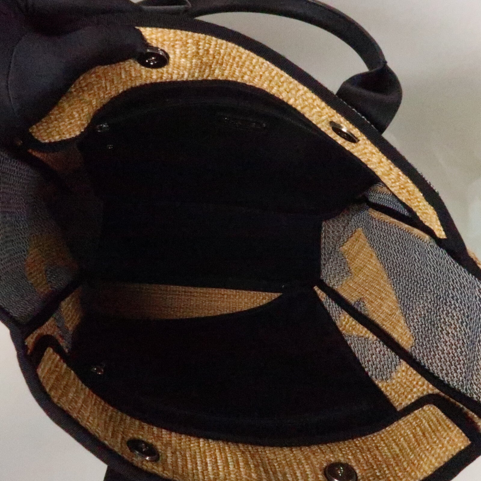 CHANEL 混合纖維Tote Bag銀扣鏈帶手挽肩背兩用袋