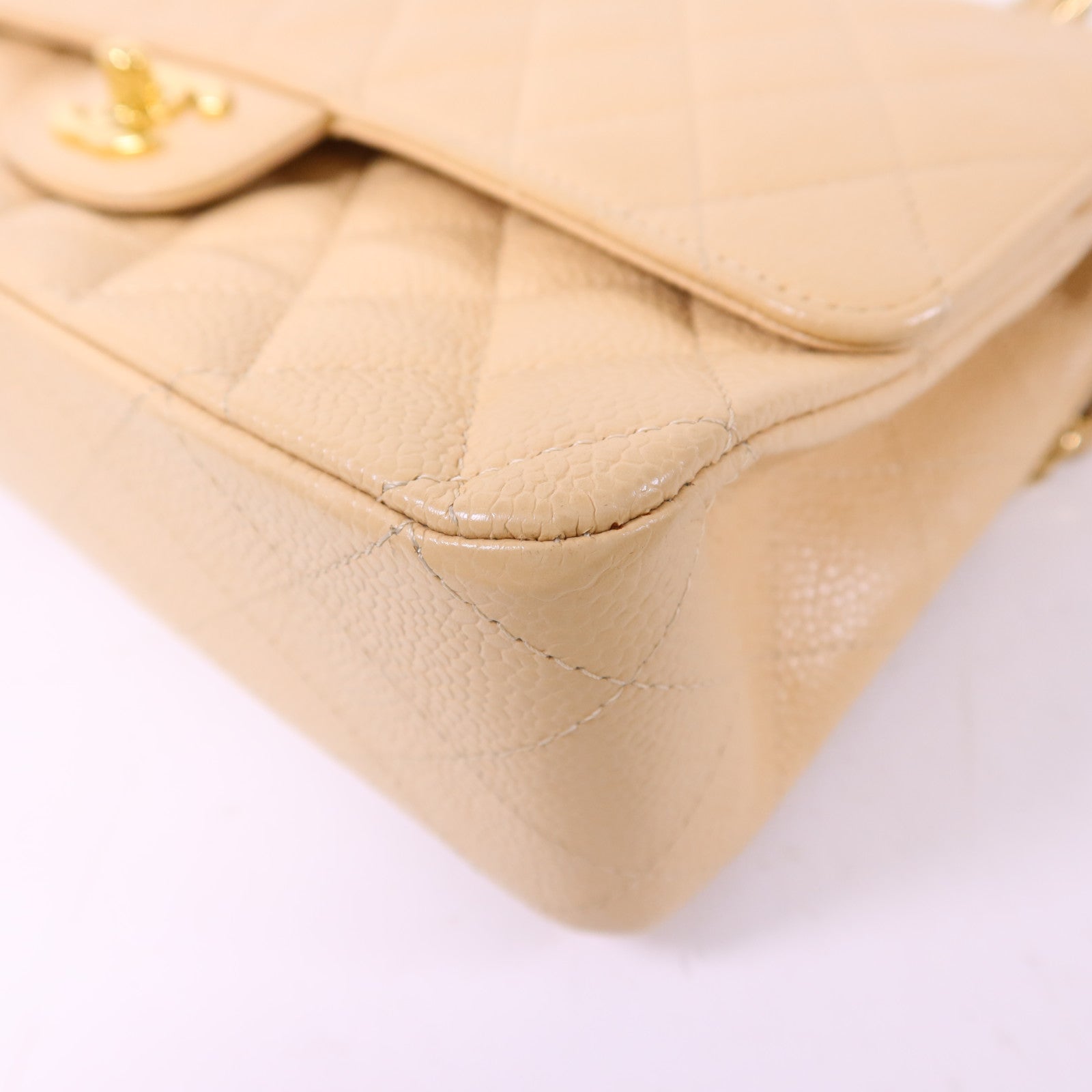 CHANEL 牛皮皮革Classic 25金扣鏈帶肩背袋