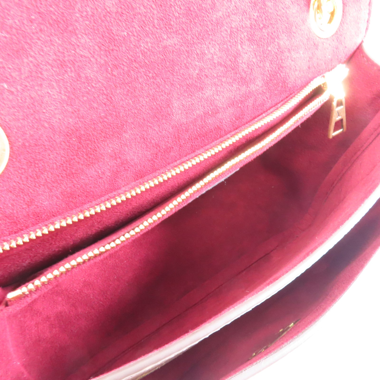 LOUIS VUITTON Monogram Passy金扣鏈帶肩背袋棕色