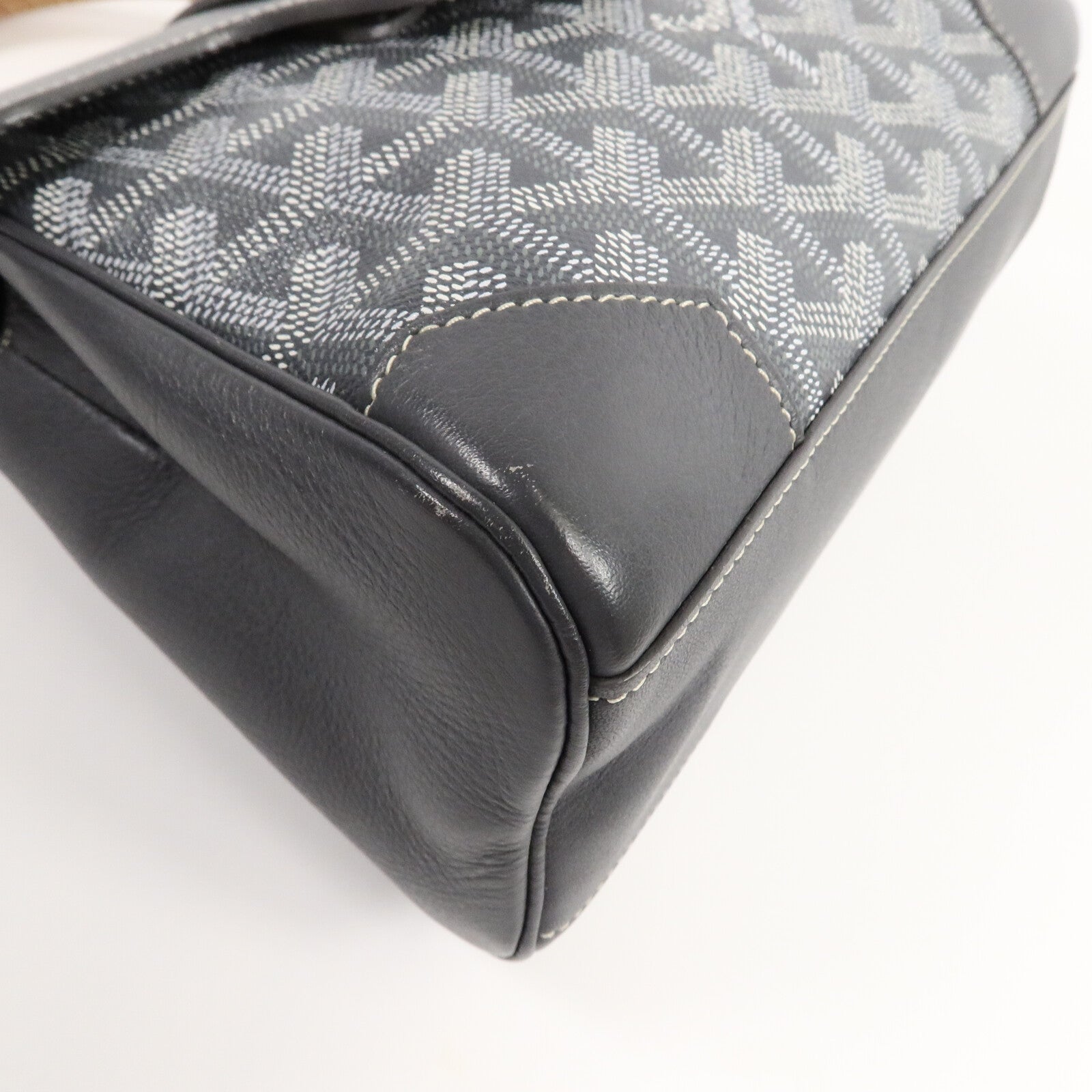 GOYARD 塗層帆布/牛皮皮革Saigon手挽肩背兩用袋