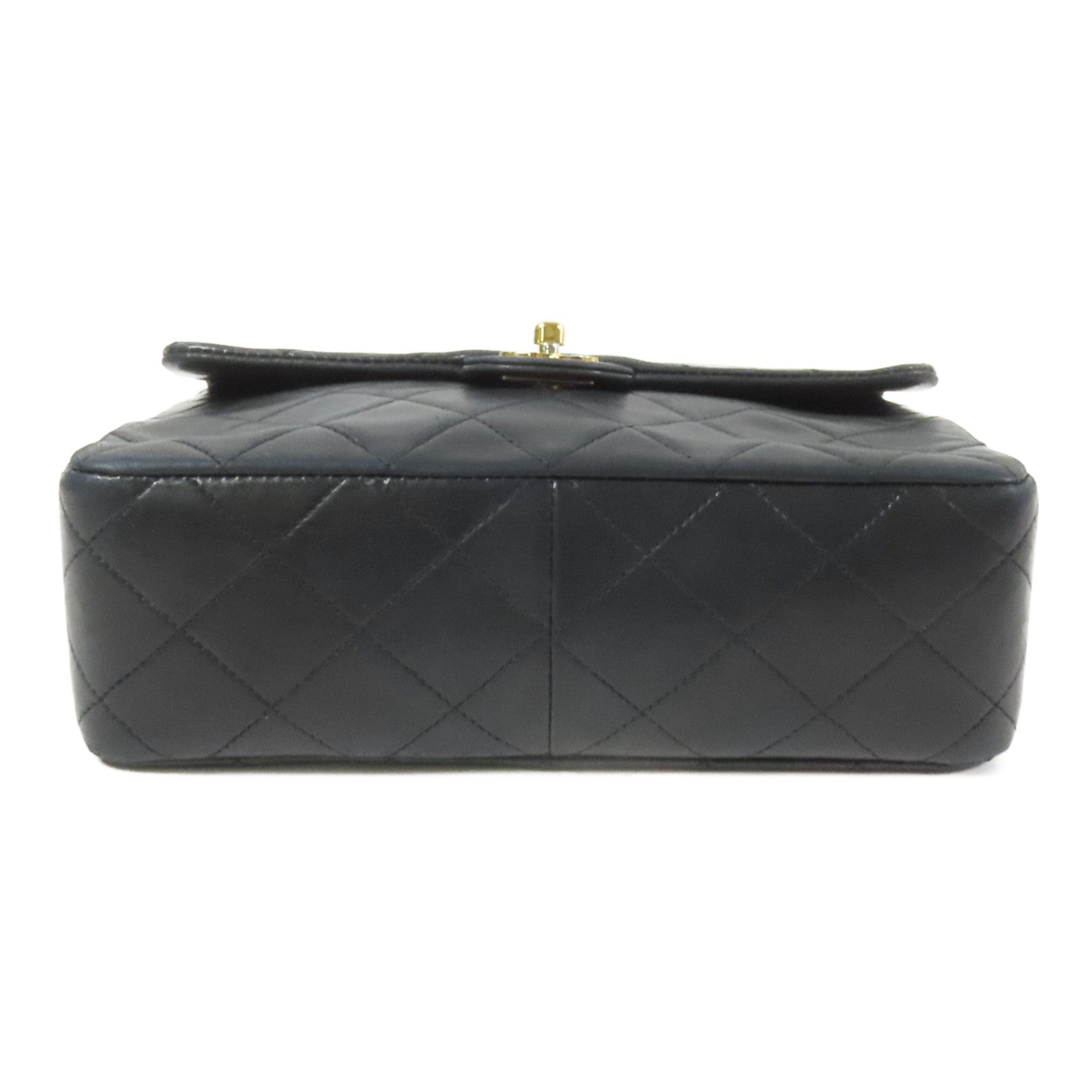 CHANEL 羊皮皮革Mini Classic 20金扣鏈帶肩背袋