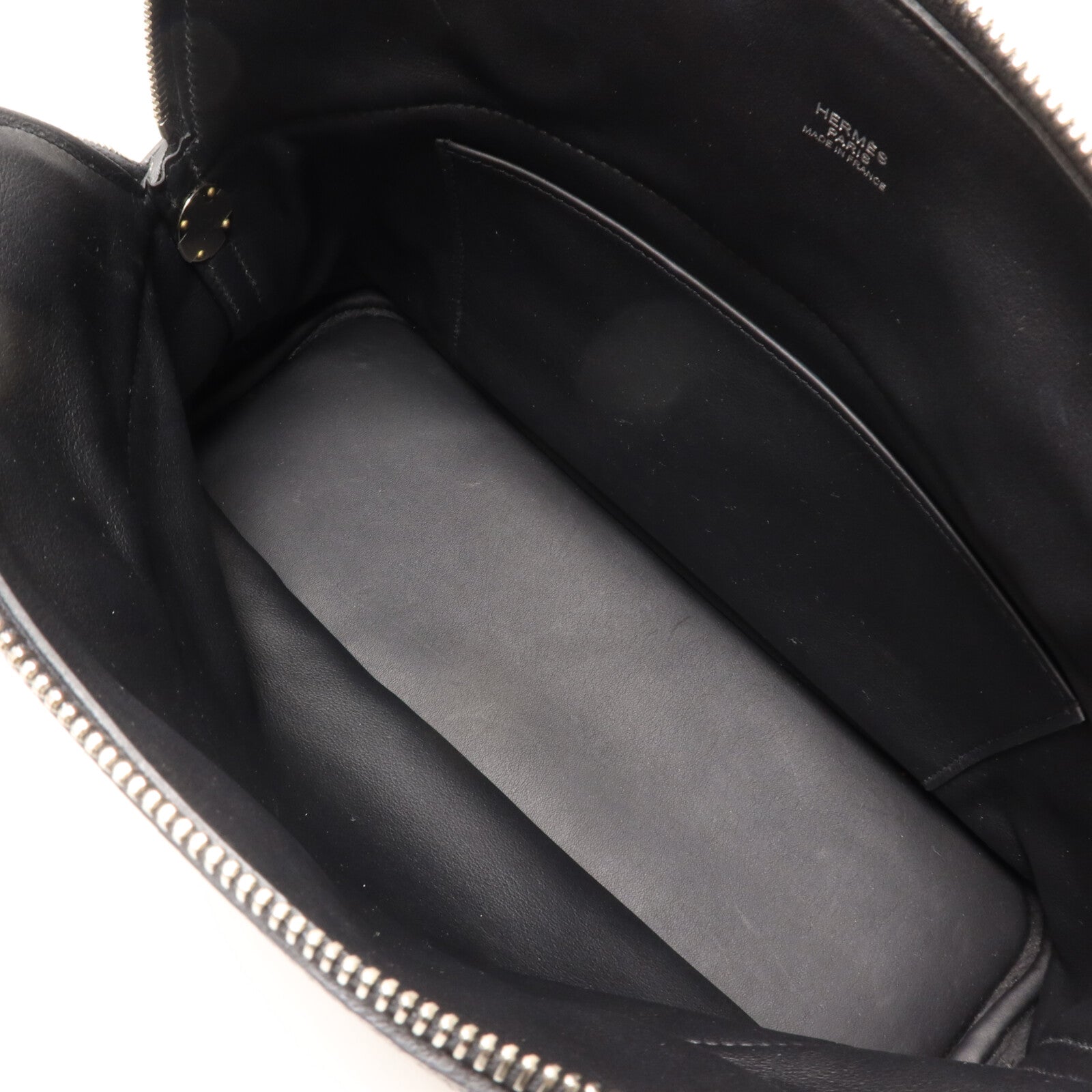 HERMES Clemence皮革Bolide 31手挽肩背兩用袋Noir