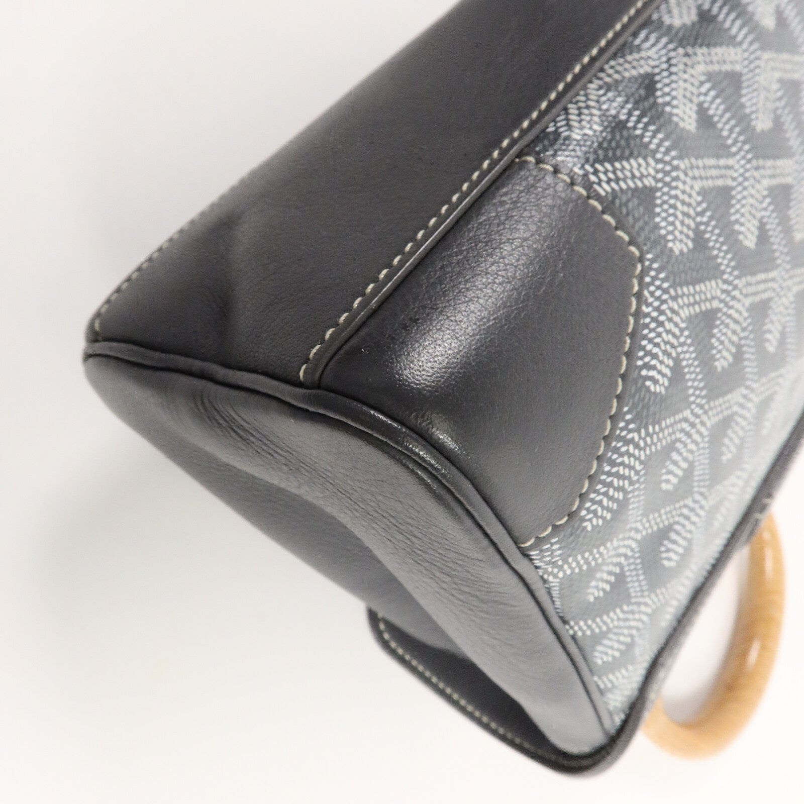 GOYARD 塗層帆布/牛皮皮革Saigon手挽肩背兩用袋