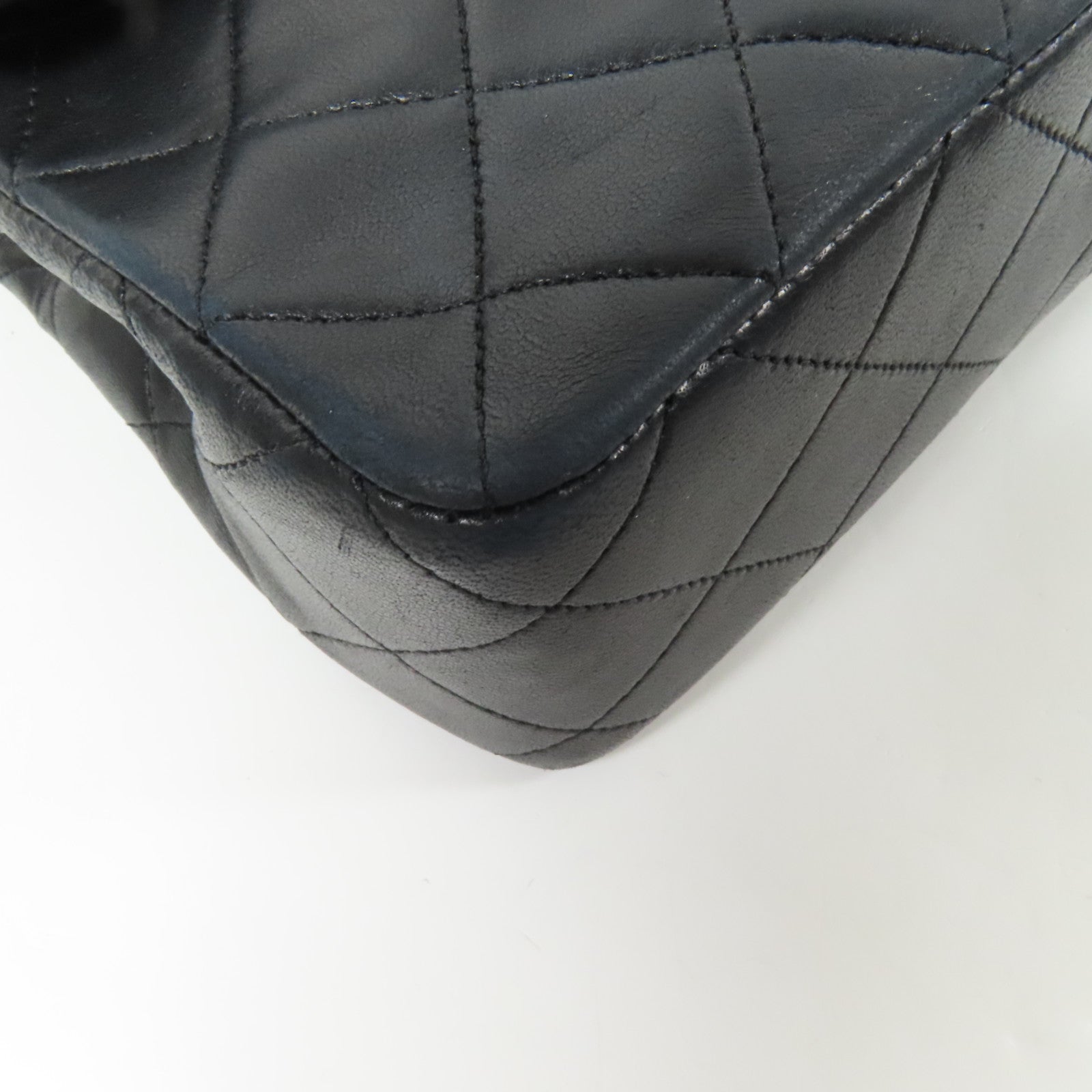 CHANEL 羊皮皮革Mini Classic 20金扣鏈帶肩背袋