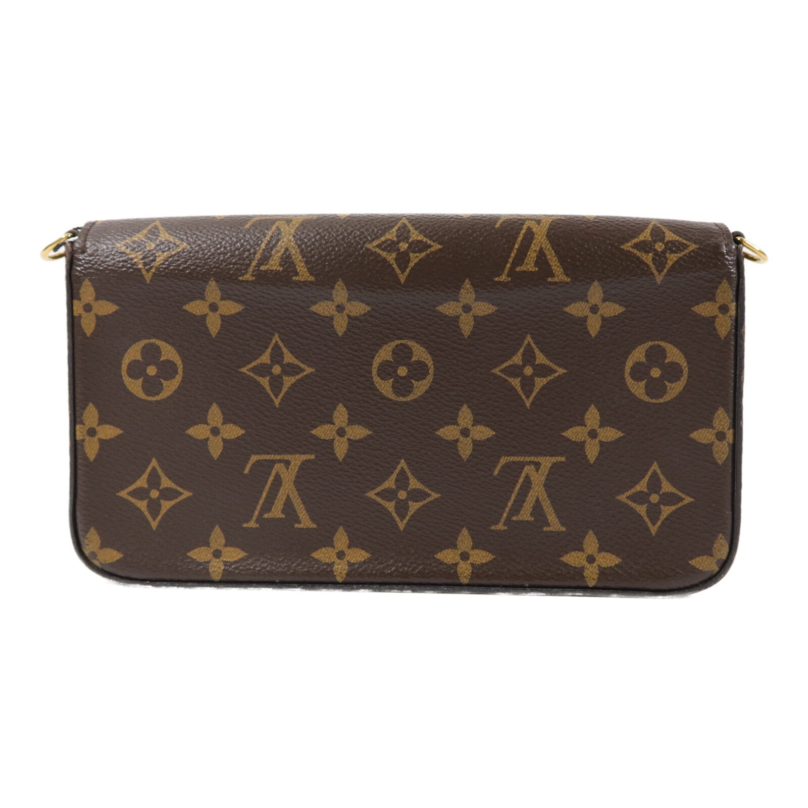 LOUIS VUITTON Monogram Pochette Felicie鏈帶肩背袋