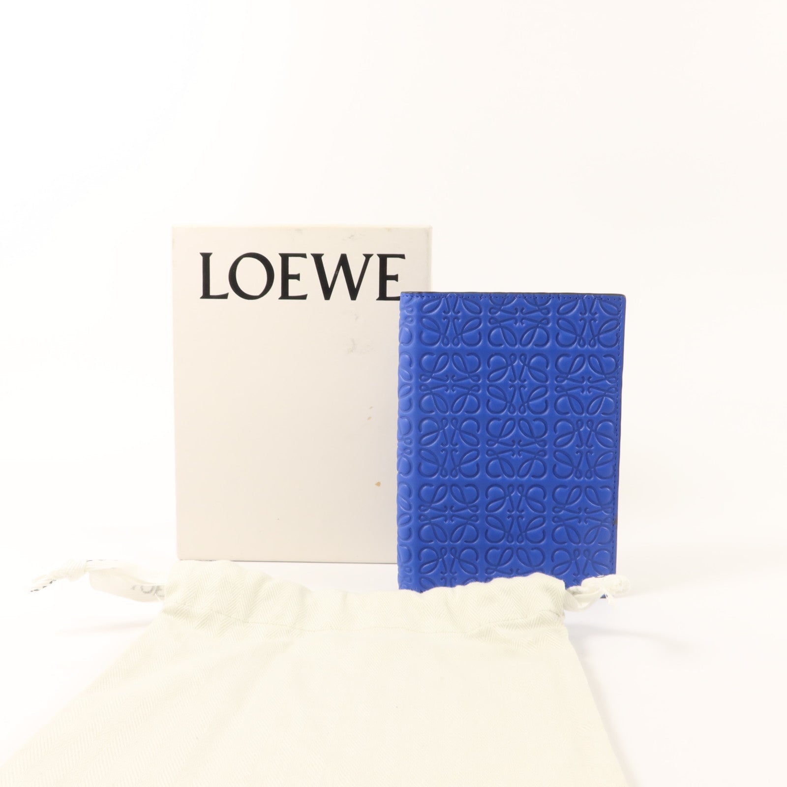 LOEWE 牛皮皮革Passport and Card Holder護照卡片套