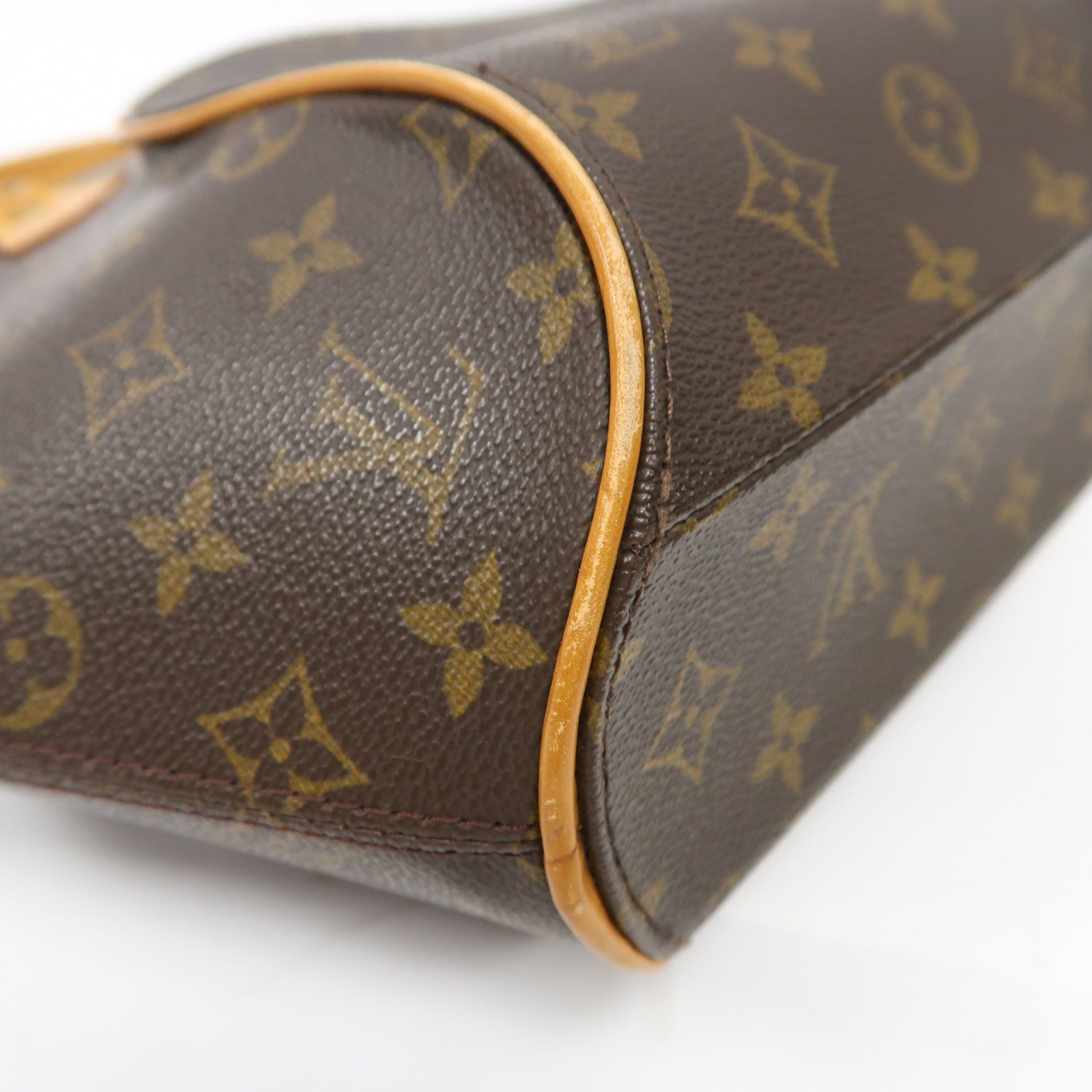 LOUIS VUITTON 【激減優惠】Monogram Ellipse PM金扣手挽袋啡色