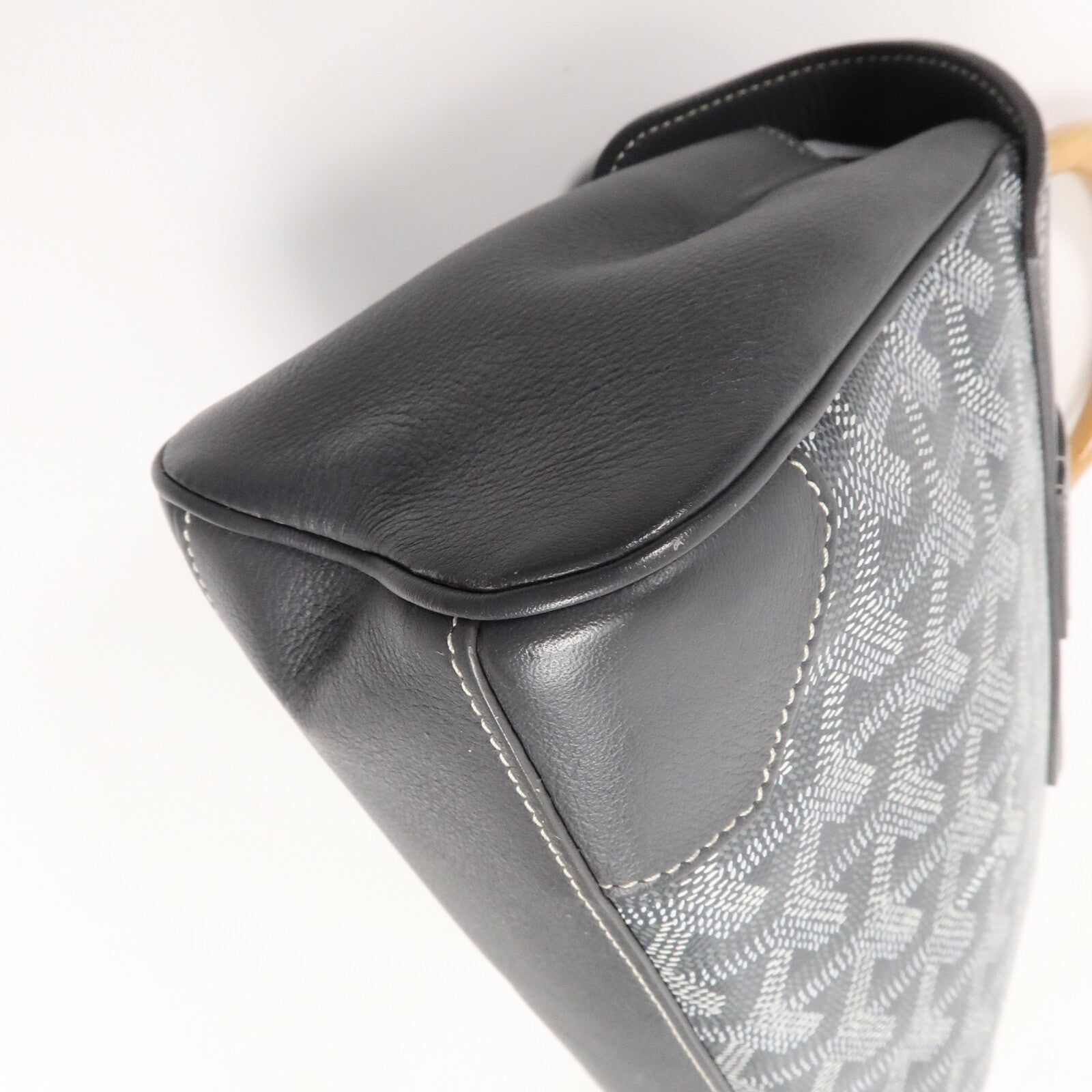 GOYARD 塗層帆布/牛皮皮革Saigon手挽肩背兩用袋