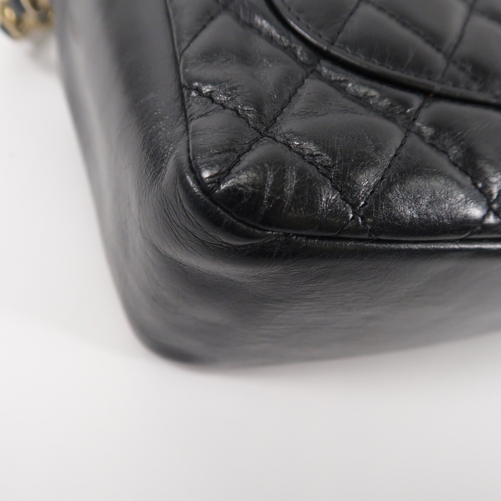 CHANEL 牛皮皮革Shoulder Bag鏈帶肩背袋