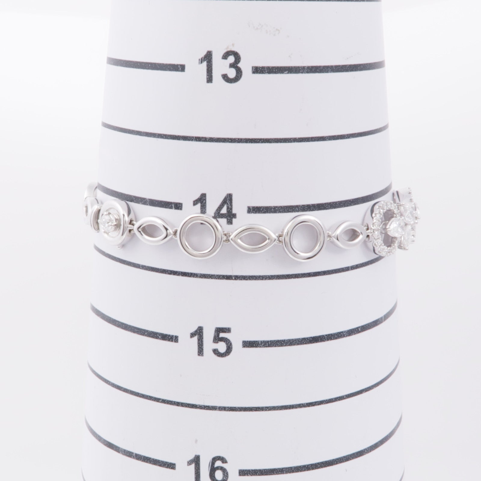 JEWELRY 18K白金Diamond Bracelet鑽石手鏈