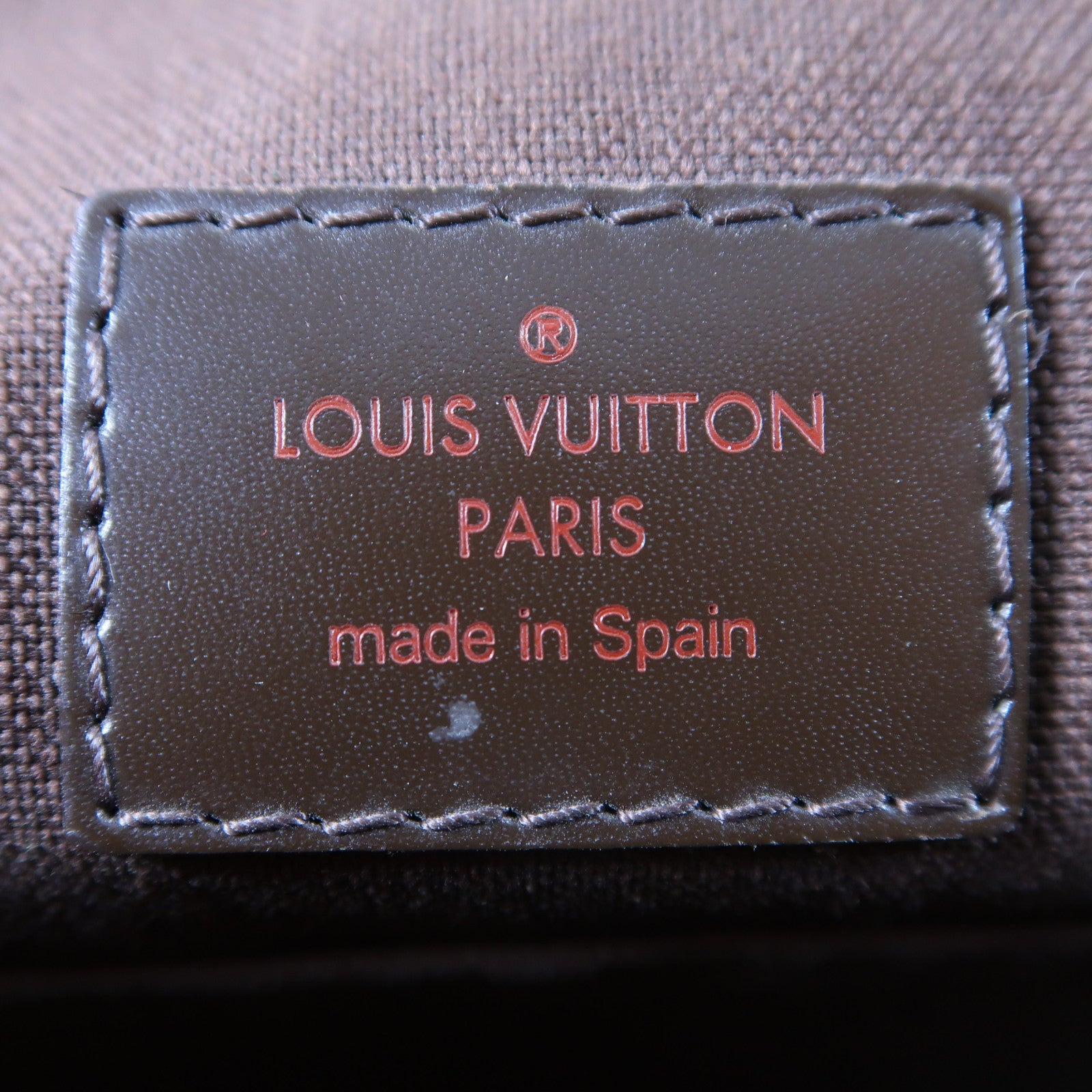 LOUIS VUITTON Damier Brooklyn MM金扣肩背袋啡色