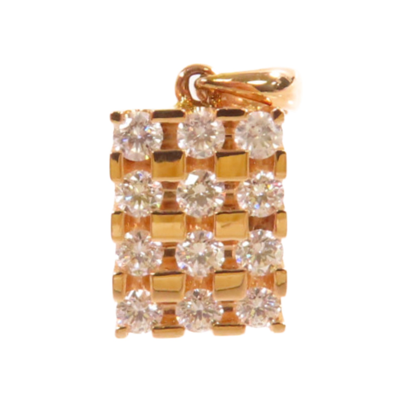 JEWELRY 18K玫瑰金/鑽石Diamond Pendant Top吊墜頭扣