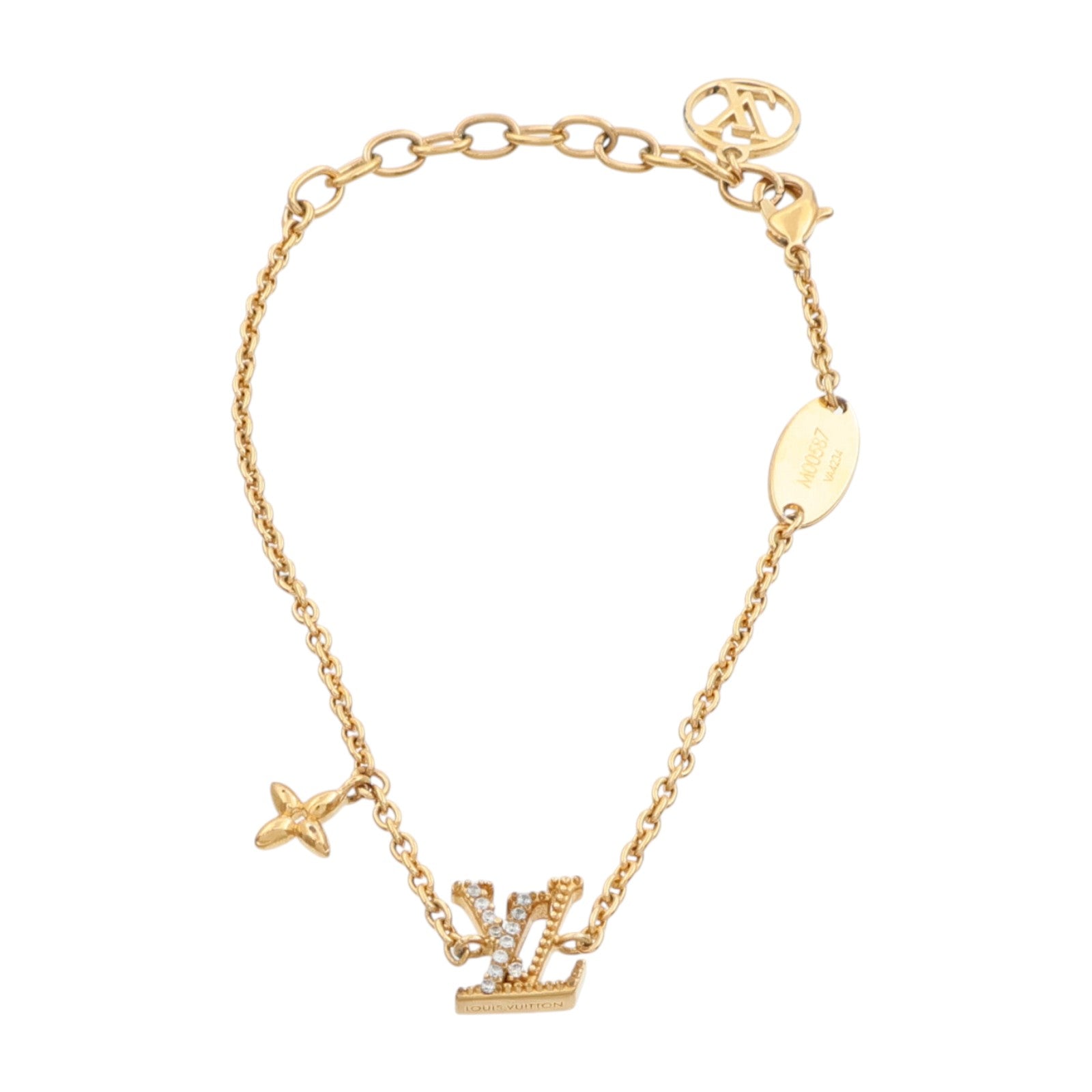 LOUIS VUITTON 金屬Lv Lconic手鏈