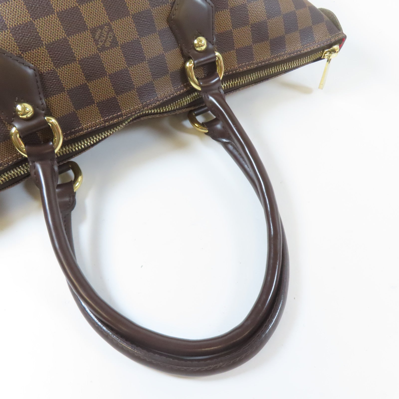LOUIS VUITTON Damier Saleya MM Tote Bag金扣手挽袋啡色