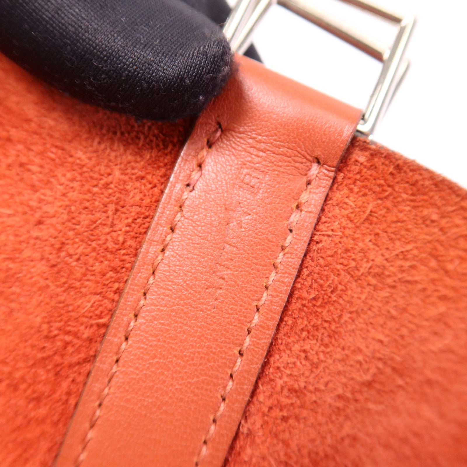 HERMES 【激減優惠】Clemence皮革Picotin GM銀扣手挽袋Rouge/Rouge Casaque