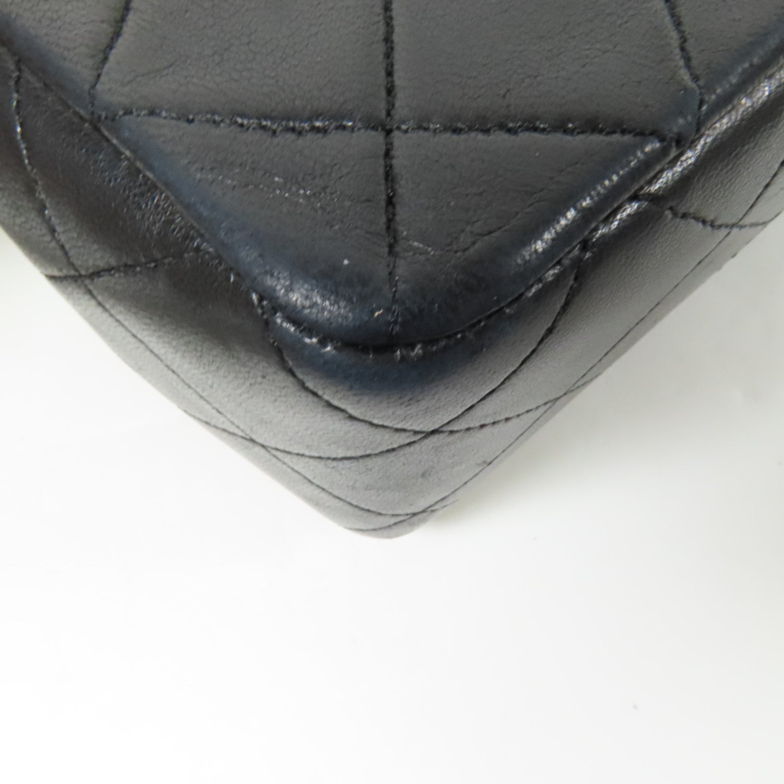 CHANEL 羊皮皮革Mini Classic 20金扣鏈帶肩背袋