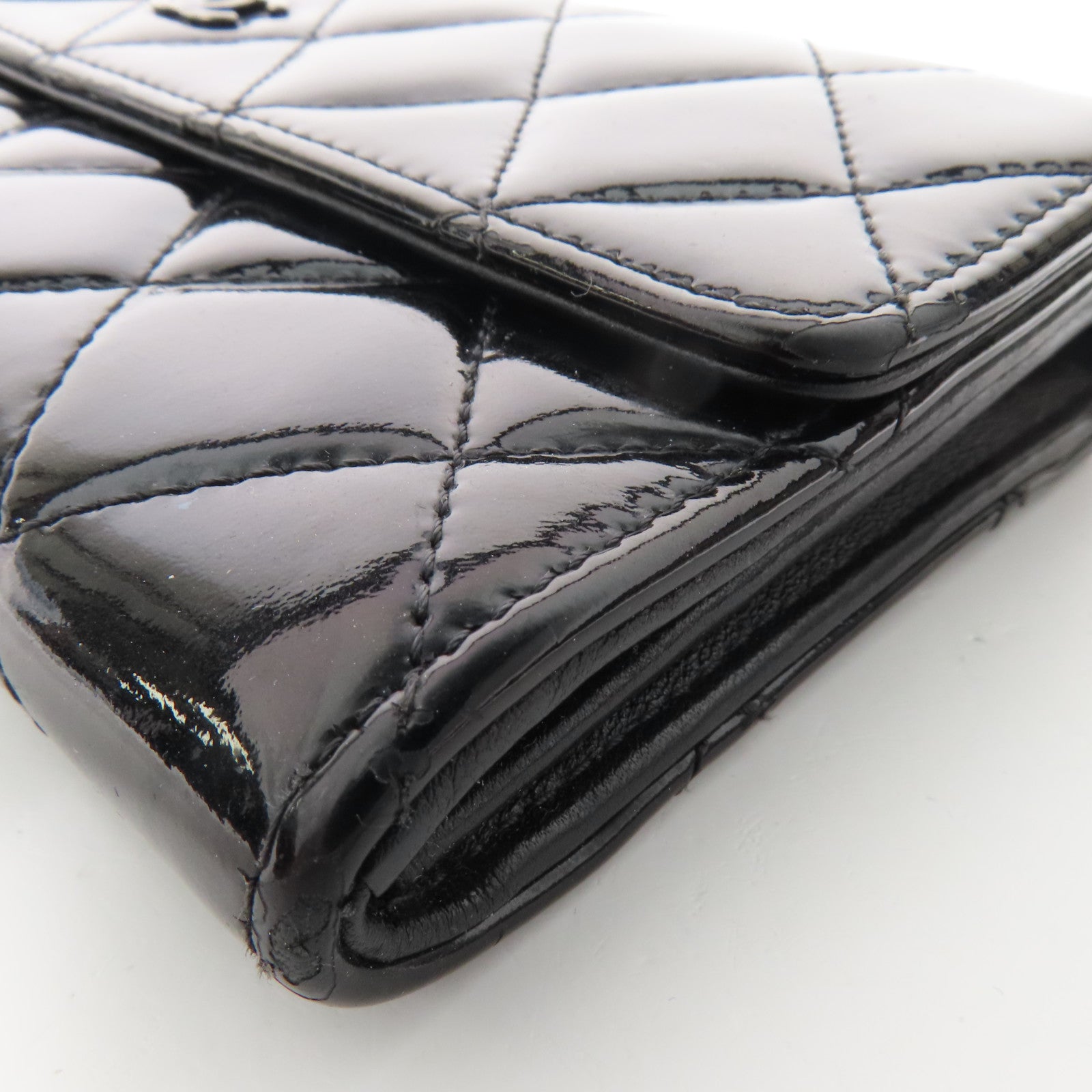 CHANEL 漆皮皮革Long Wallet長錢包