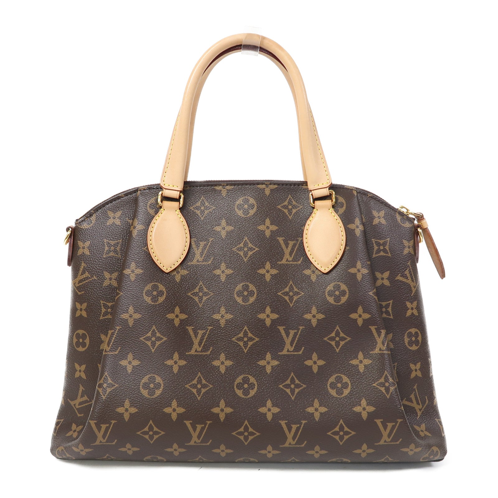 LOUIS VUITTON Monogram Rivoli MM金扣手挽肩背兩用袋啡色