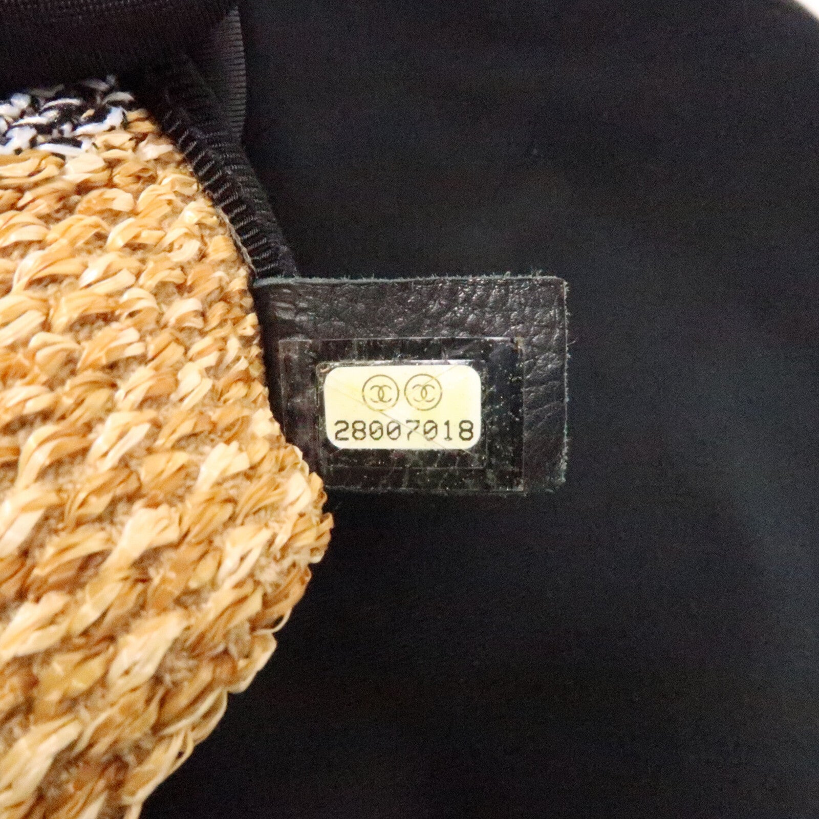 CHANEL 混合纖維Tote Bag銀扣鏈帶手挽肩背兩用袋