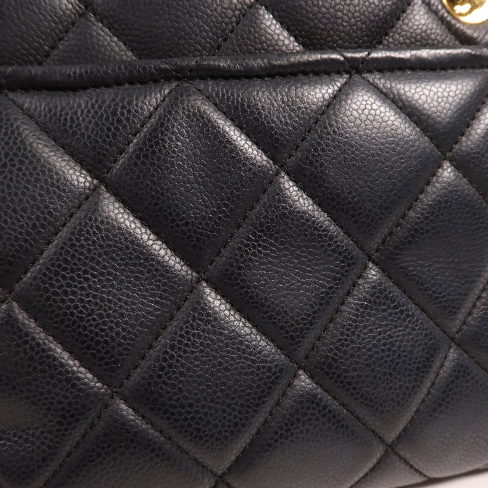 CHANEL 牛皮皮革Tote Bag金扣肩背袋