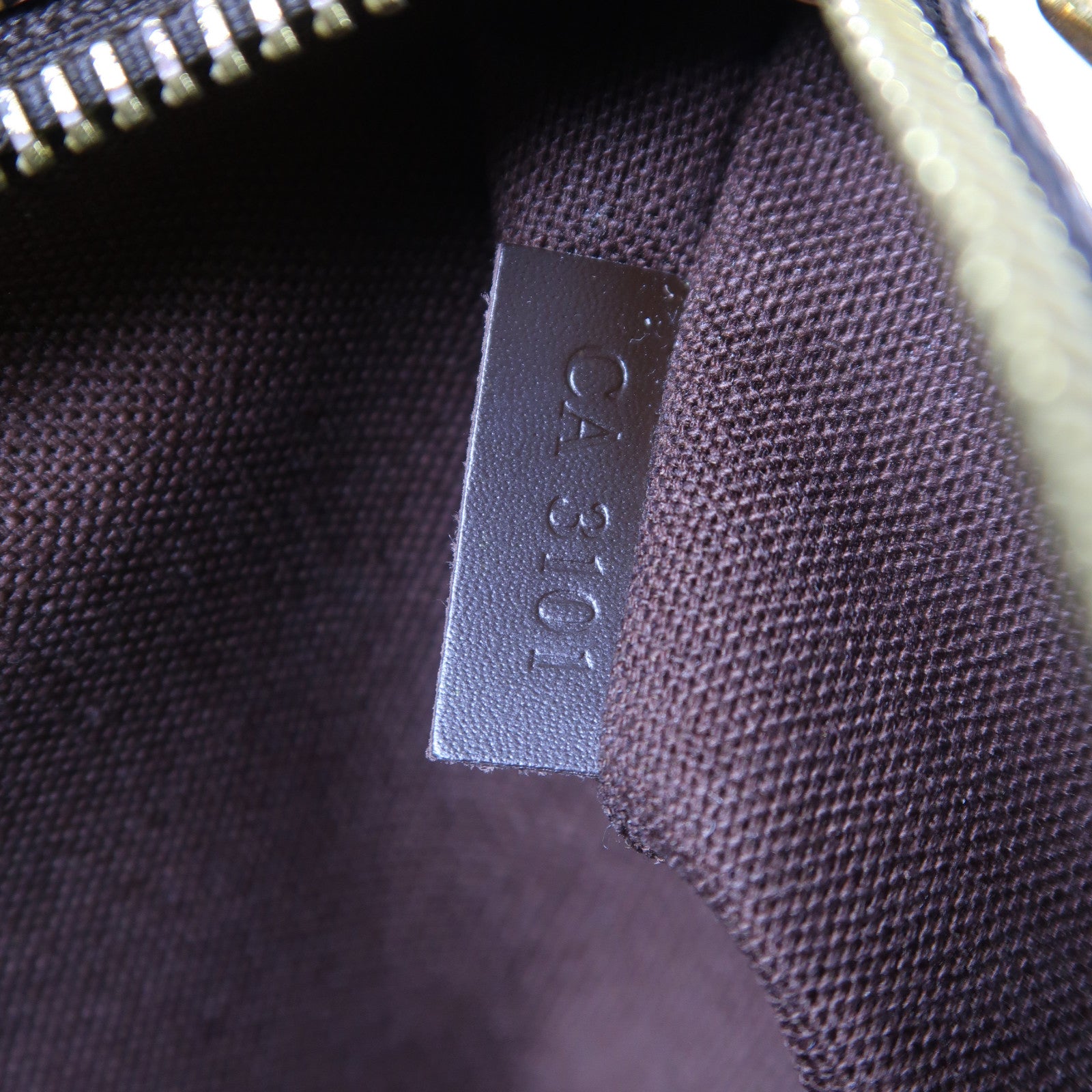 LOUIS VUITTON Damier Brooklyn MM金扣肩背袋啡色