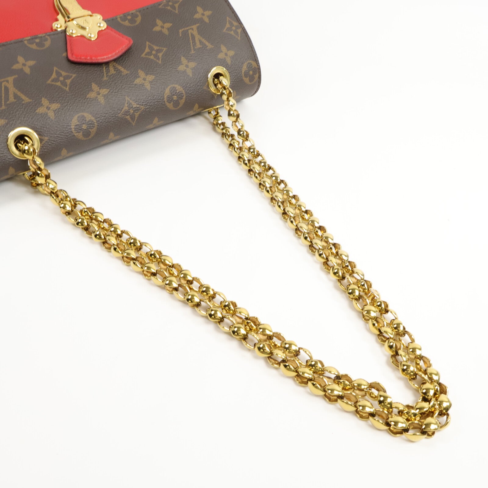LOUIS VUITTON Monogram Victoire鏈帶肩背袋
