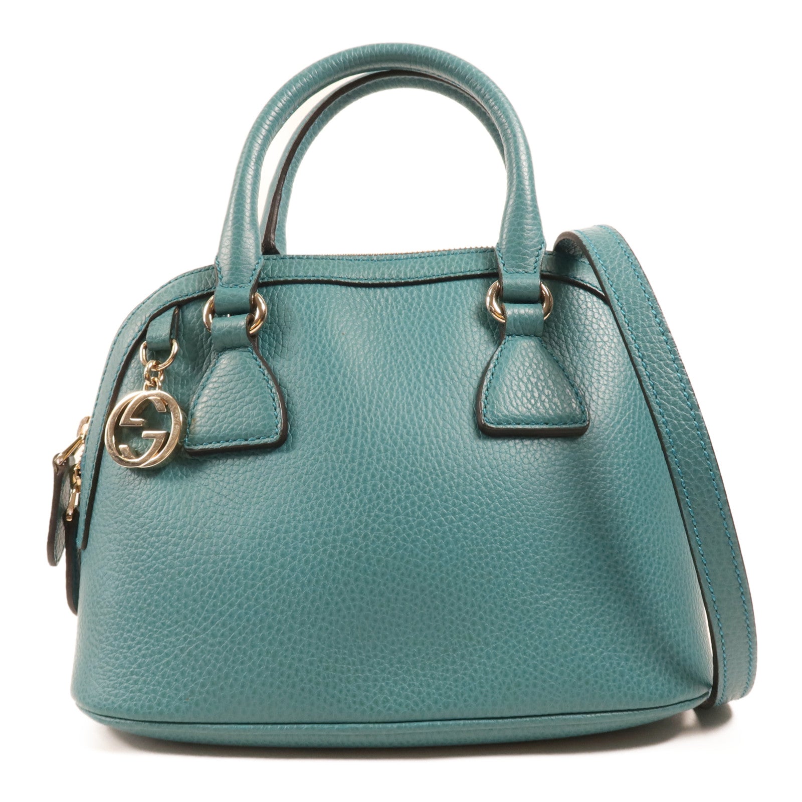 GUCCI 牛皮皮革2 Way Shoulder Bag金扣手挽肩背兩用袋