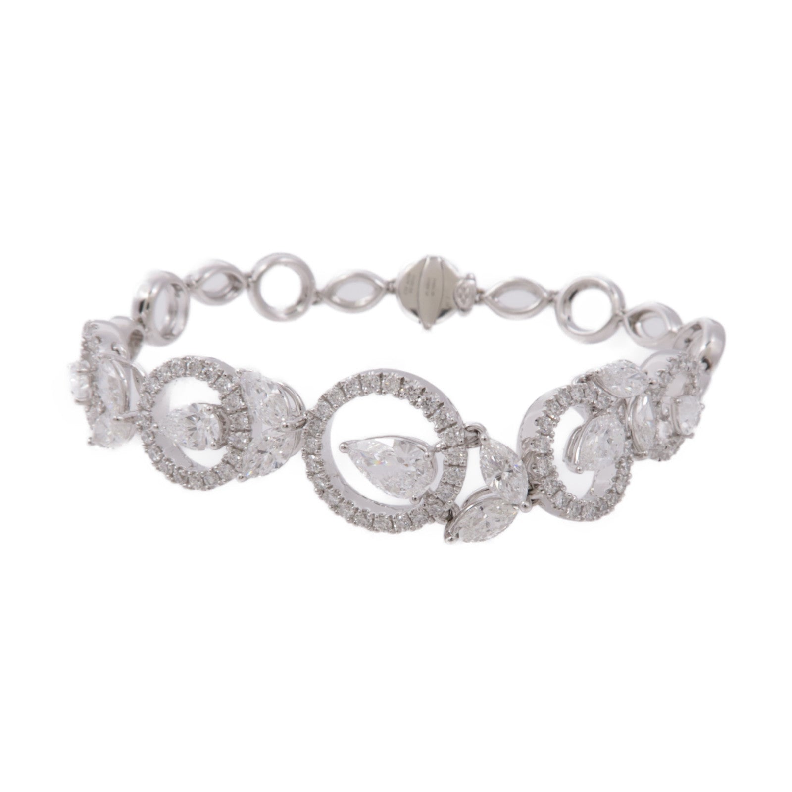 JEWELRY 18K白金Diamond Bracelet鑽石手鏈