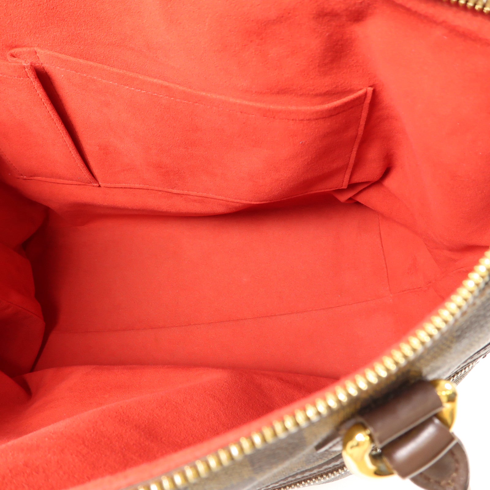 LOUIS VUITTON 【激減優惠】Damier Saleya GM金扣肩背袋棕色