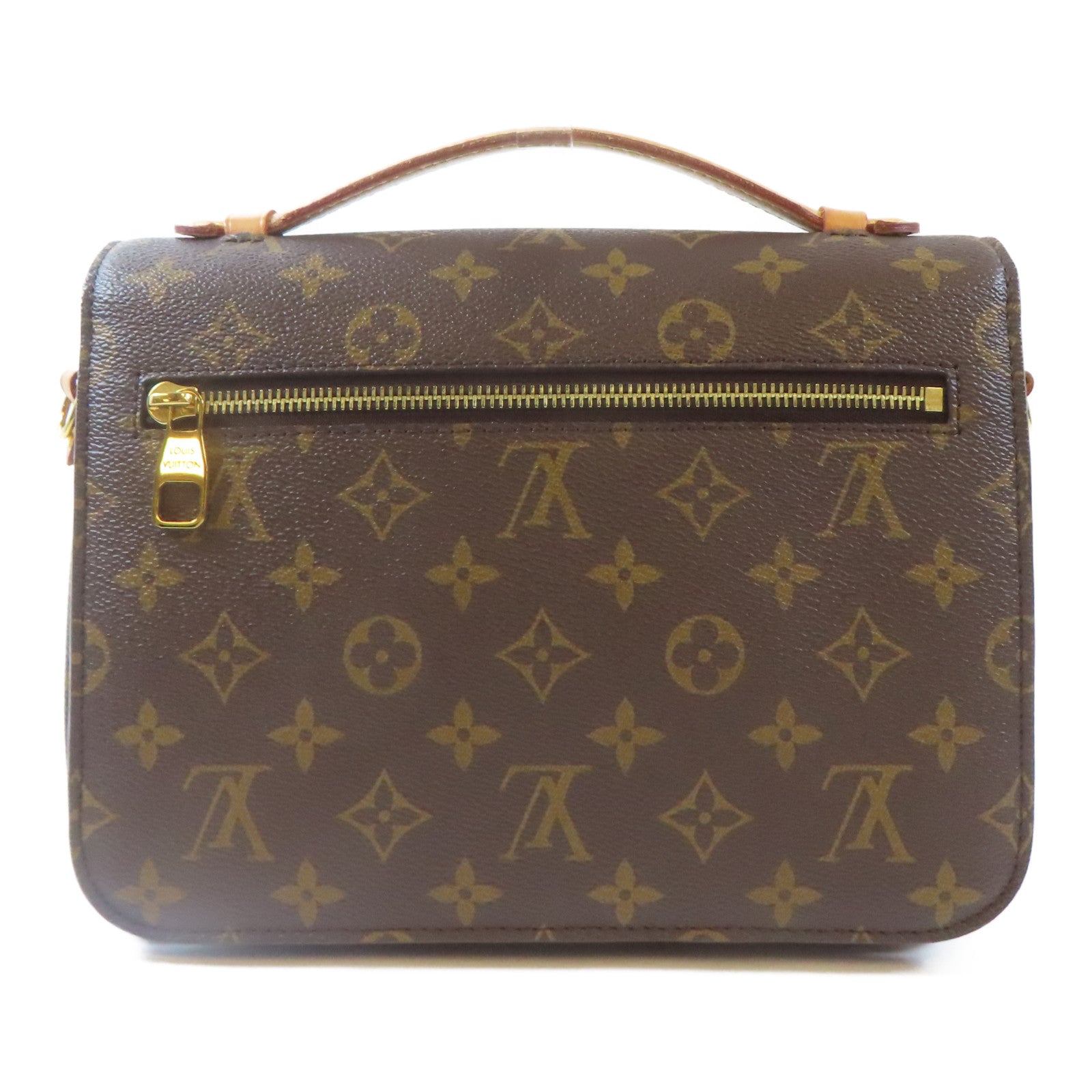 LOUIS VUITTON Monogram Pochette Metis金扣手挽肩背兩用袋啡色