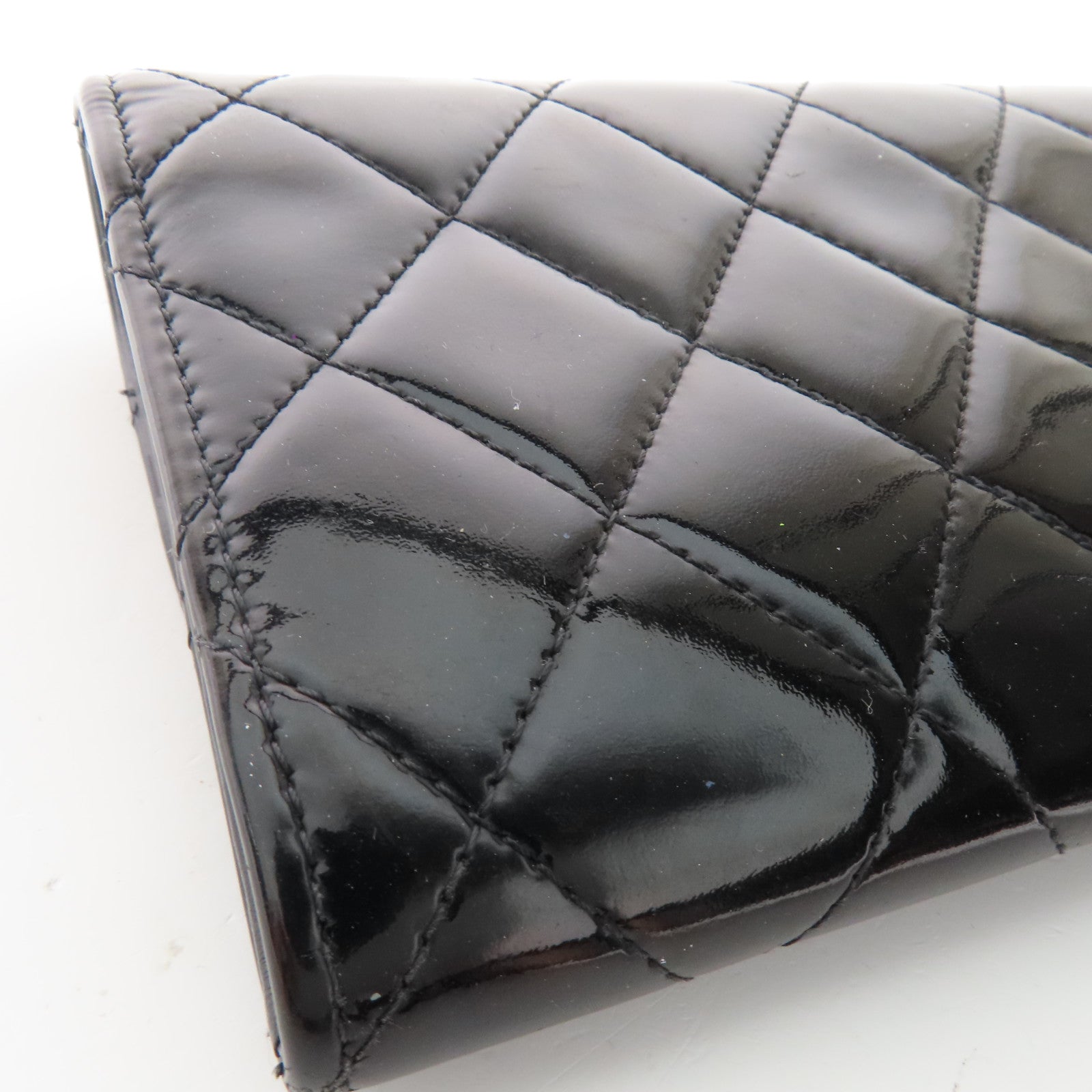 CHANEL 漆皮皮革Long Wallet長錢包