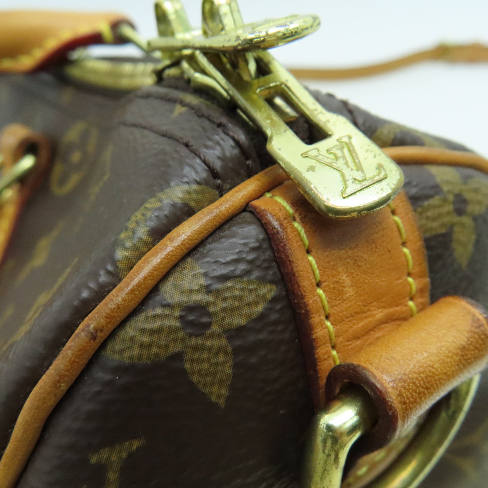 LOUIS VUITTON Monogram Speedy Bandouliere 30手挽肩背兩用袋啡色