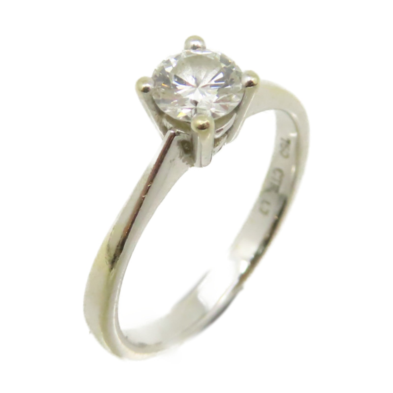 JEWELRY **【激減優惠】18K白金/0.40ct鑽石Diamond Ring戒指US#5
