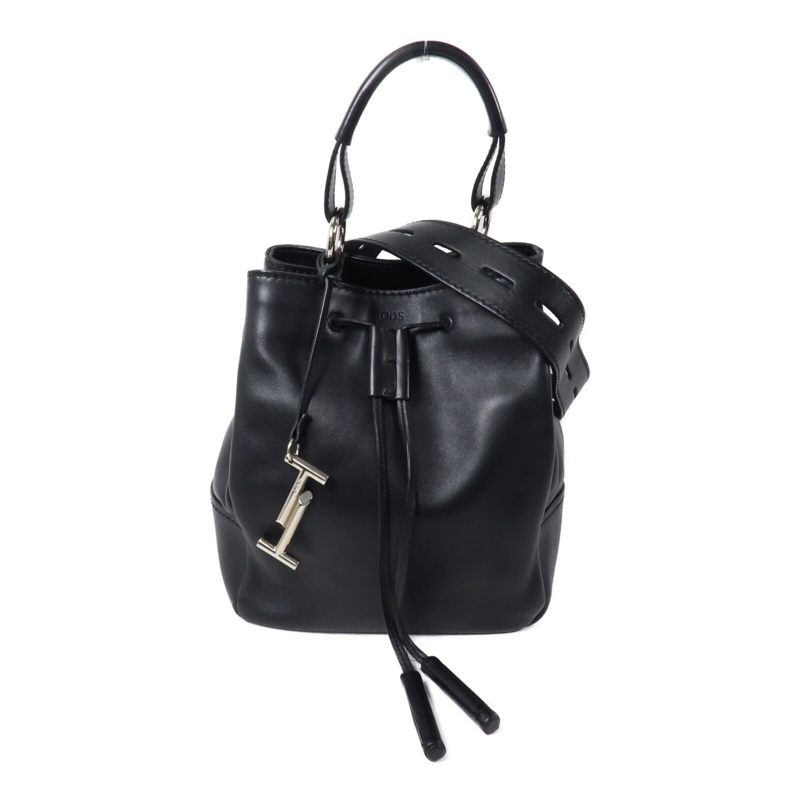 TOD'S 牛皮皮革Bucket手挽肩背兩用袋