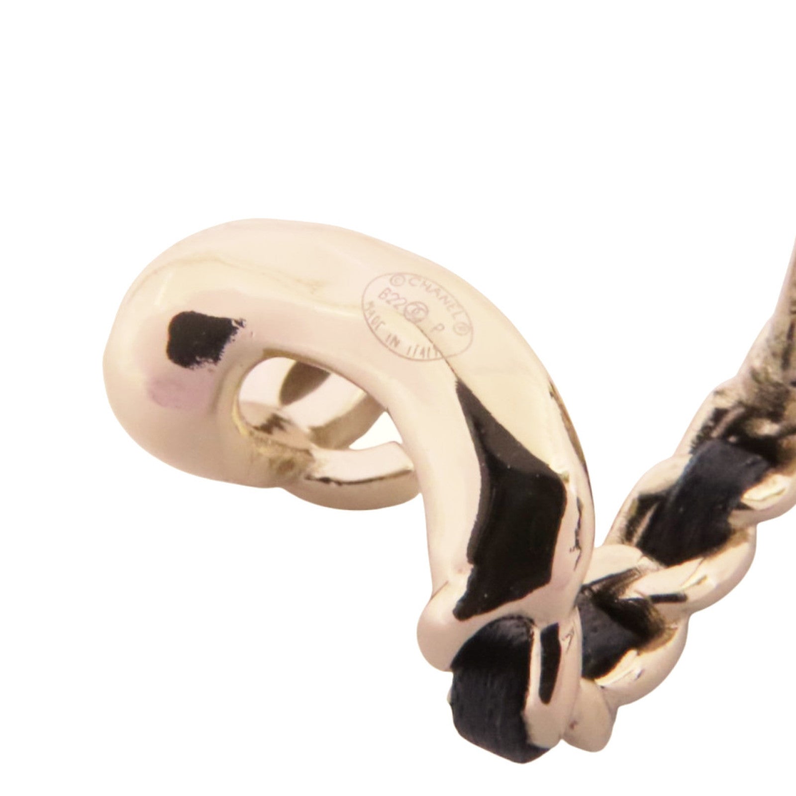 CHANEL 金屬/皮革Earrings/Ear Cuffs金扣耳環/耳夾