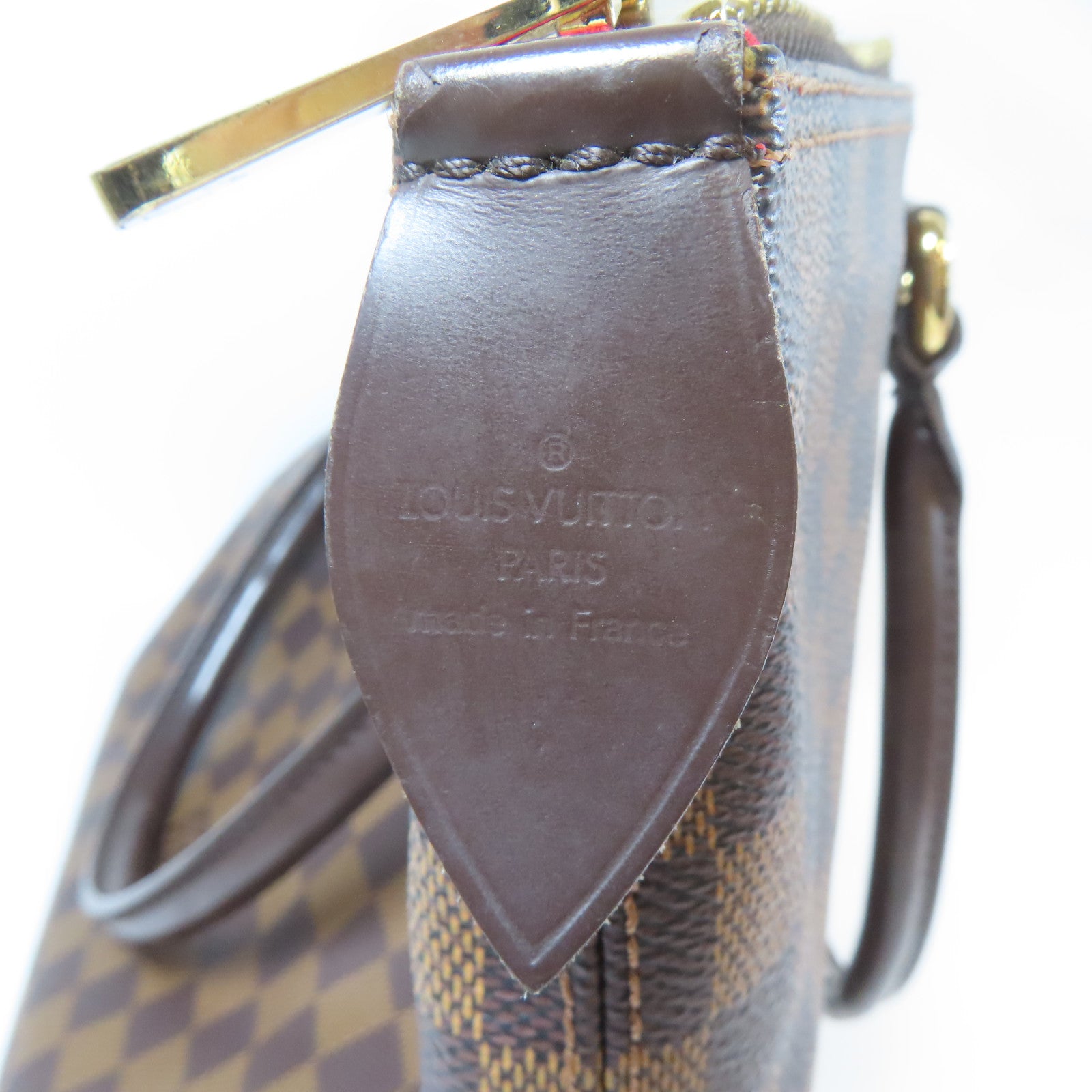 LOUIS VUITTON Damier Saleya MM Tote Bag金扣手挽袋啡色