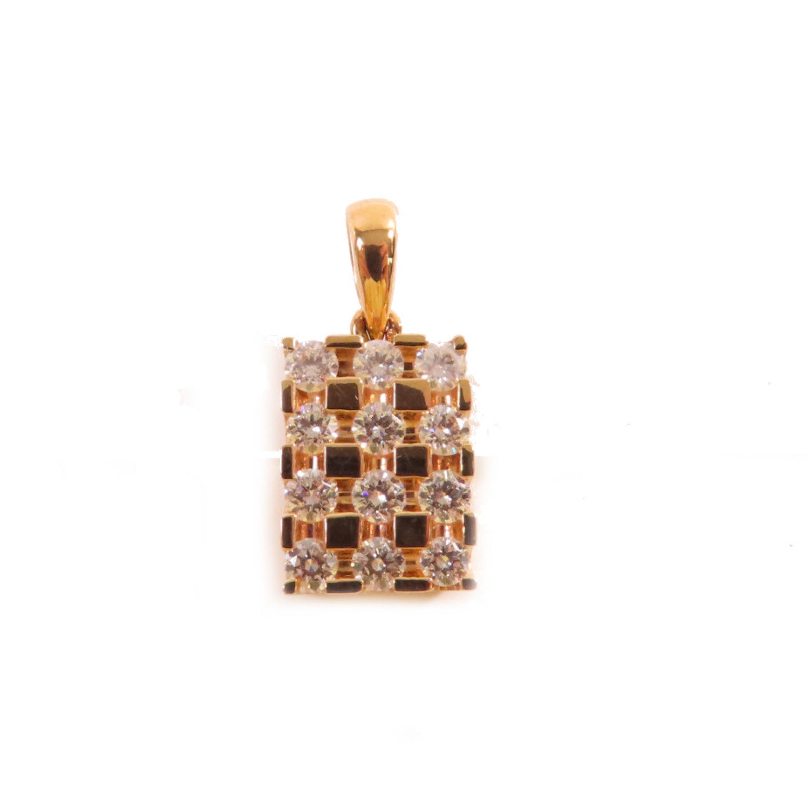 JEWELRY 18K玫瑰金/鑽石Diamond Pendant Top吊墜頭扣
