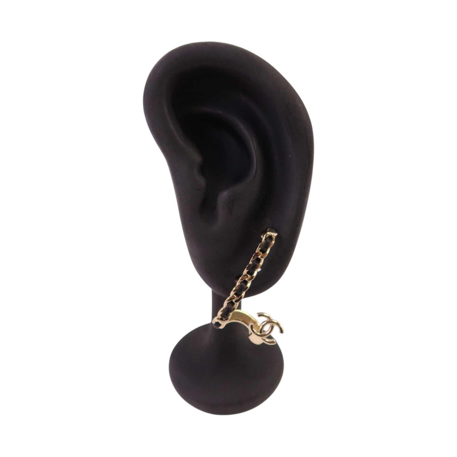 CHANEL 金屬/皮革Earrings/Ear Cuffs金扣耳環/耳夾