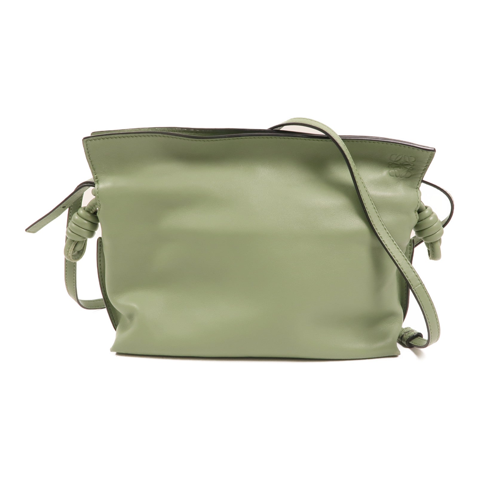 LOEWE 牛皮皮革Mini Flamenco金扣肩背袋