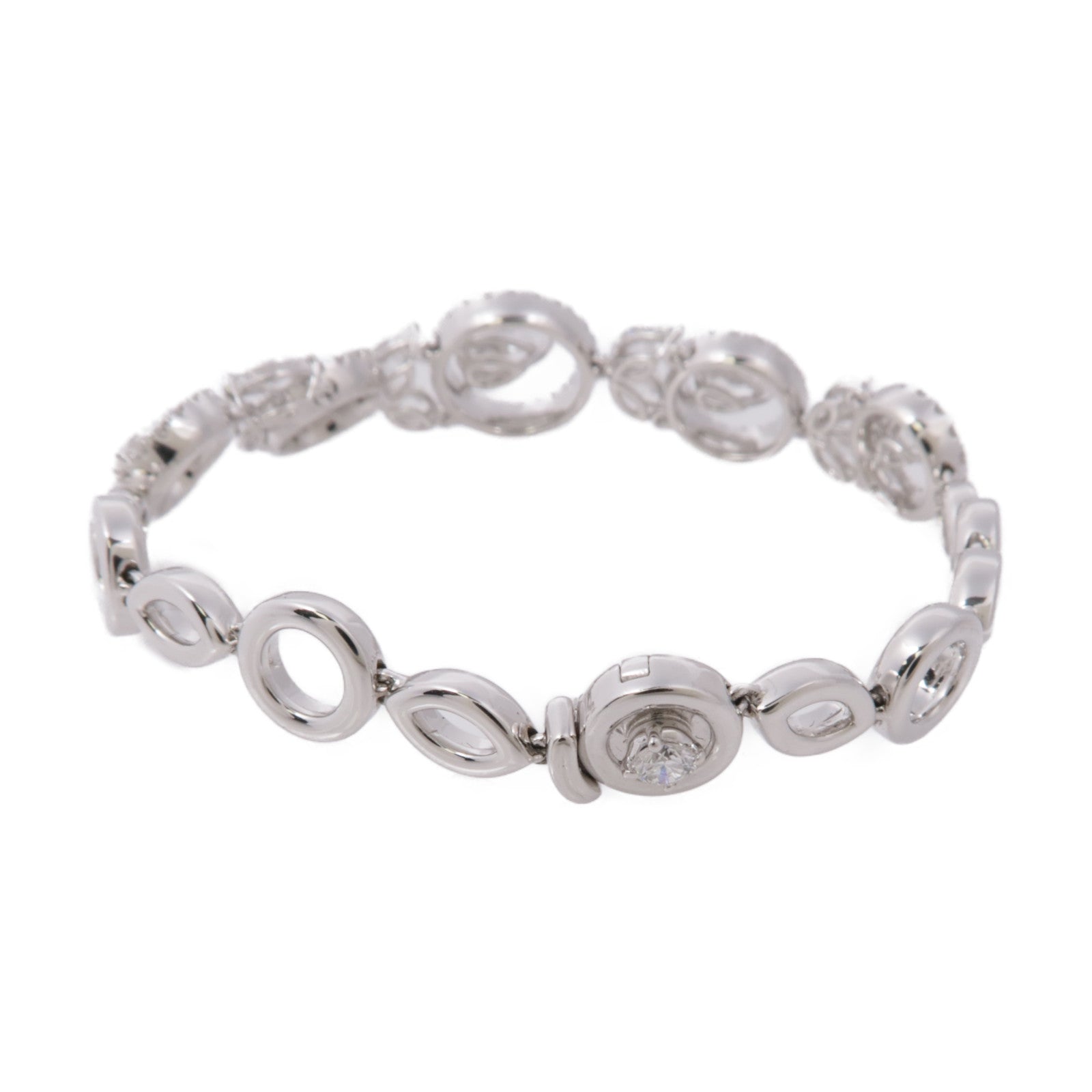 JEWELRY 18K白金Diamond Bracelet鑽石手鏈